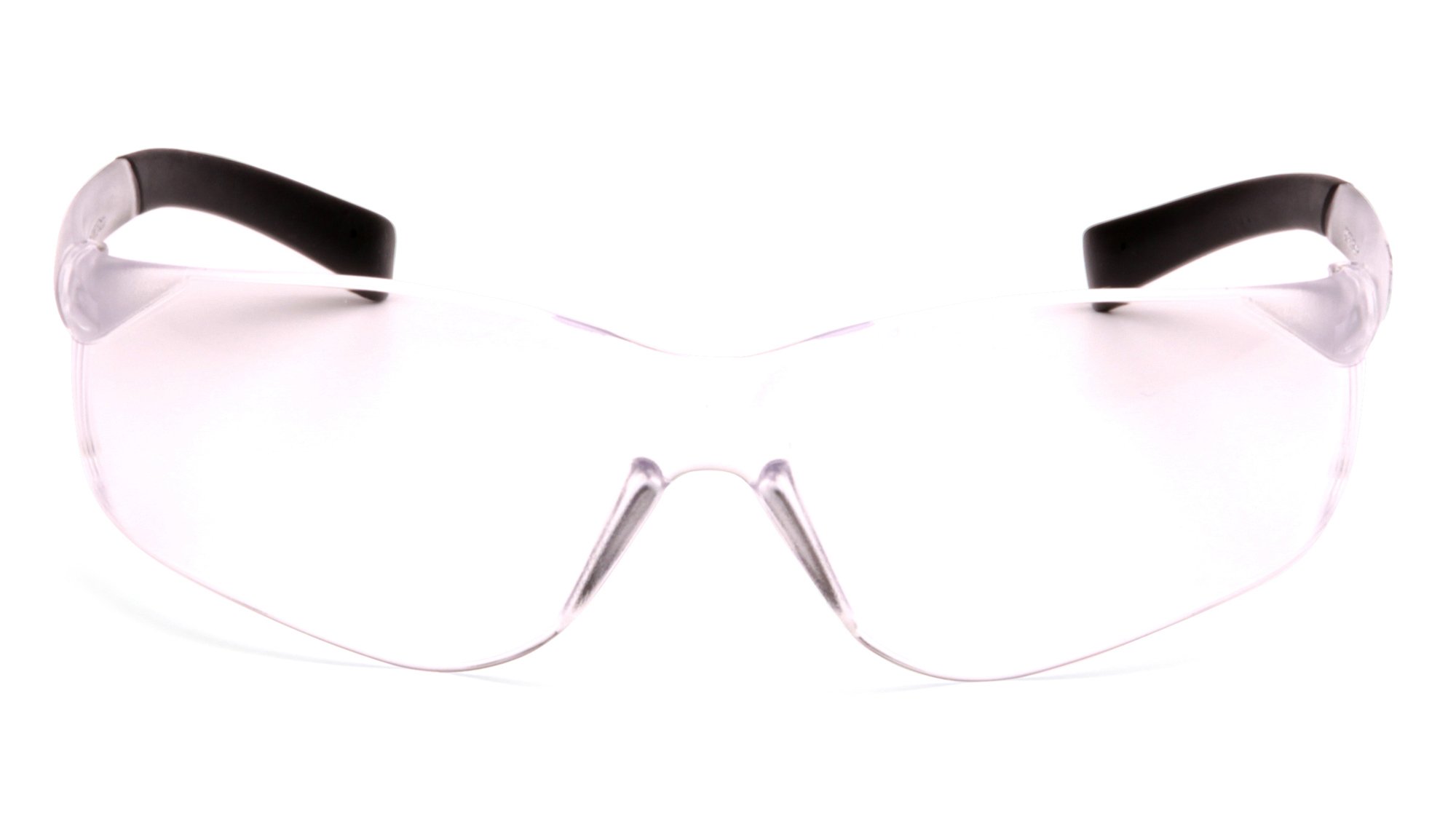 Pyramex S2510S Ztek Clear Frame Safety Glasses with Clear Lens - 300 Pair Bulk Pack for Industrial, Construction, and Laboratory Use