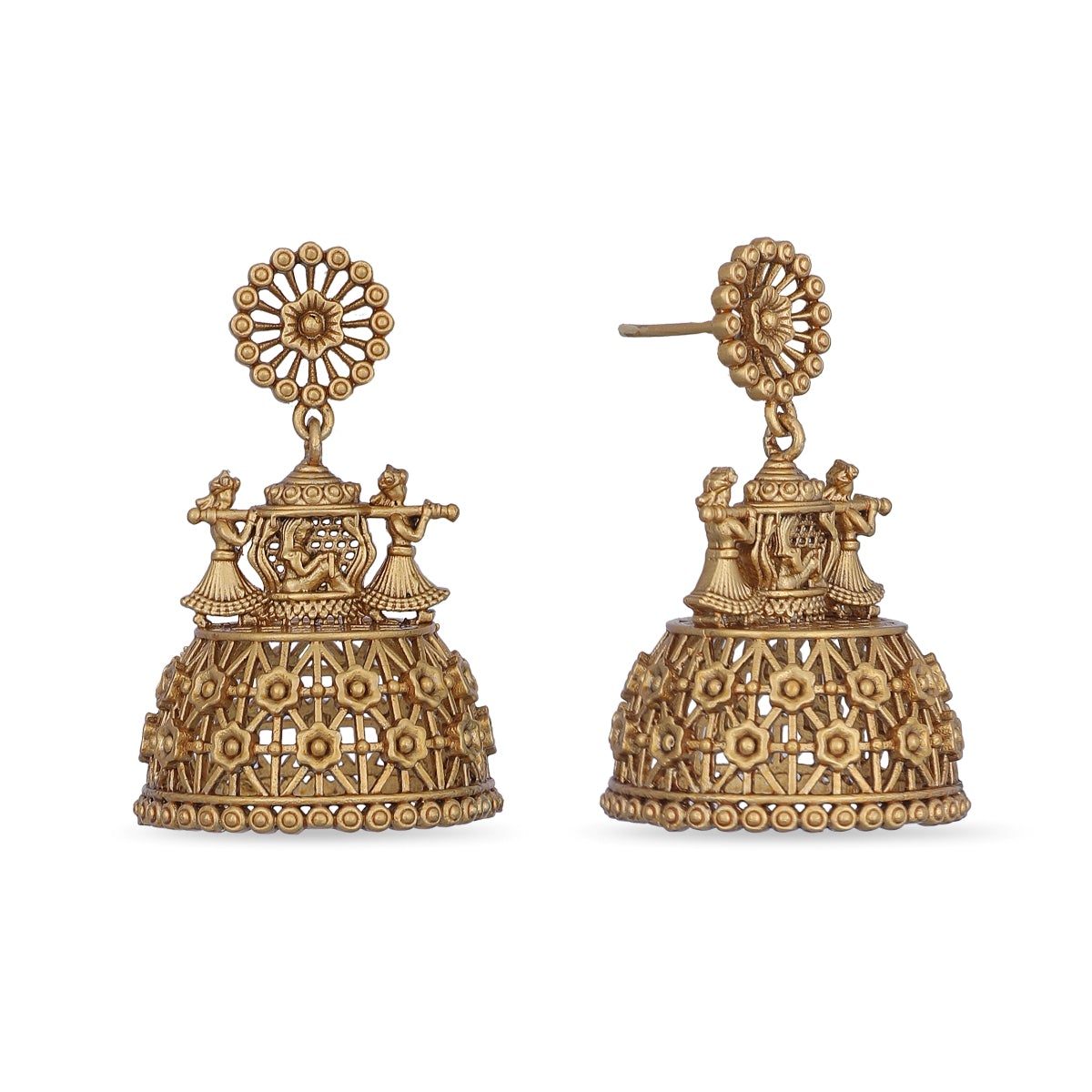 Vibhati Antique Indian Jewelry - Handmade Traditional Ethnic Earrings for Women, Wedding, Festival & Boho Fashion Accessories