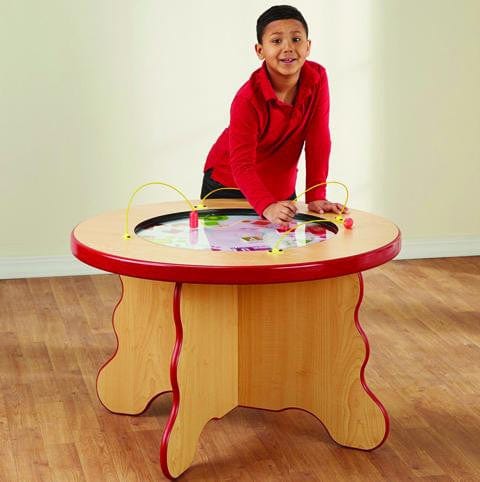 Colorful Magnetic Play Table for Kids - Fun Fruit & Veggie Learning Toy for Toddlers - Perfect for Preschool Education & Home Playtime