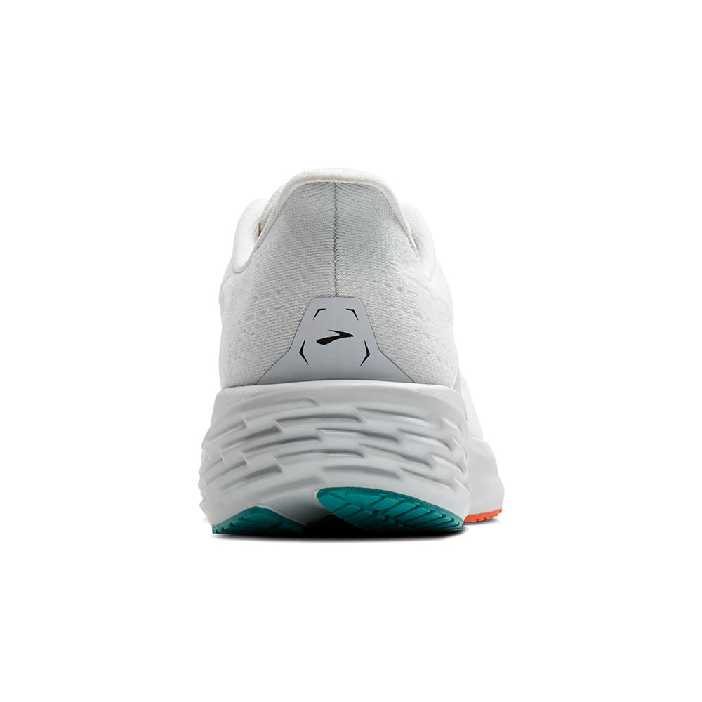M Launch 11 White Oyster Orange Running Shoes - Lightweight Cushioned Sneakers for Men & Women - Perfect for Jogging, Gym Workouts & Casual Wear