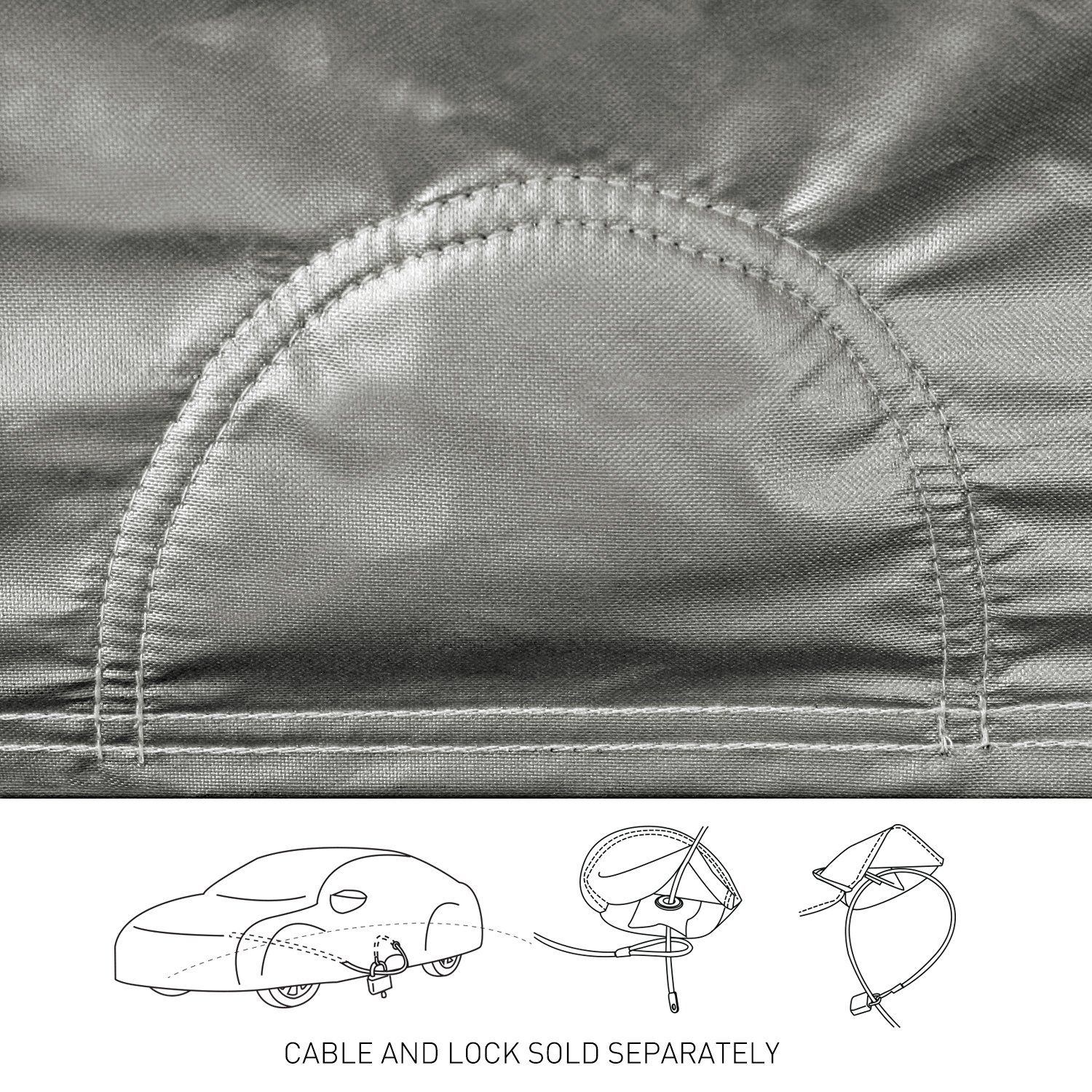 Coverking Custom Fit Car Cover for Dodge Charger - Silverguard Silver Waterproof Protection | All-Weather Shield for Outdoor Parking & Vehicle Storage