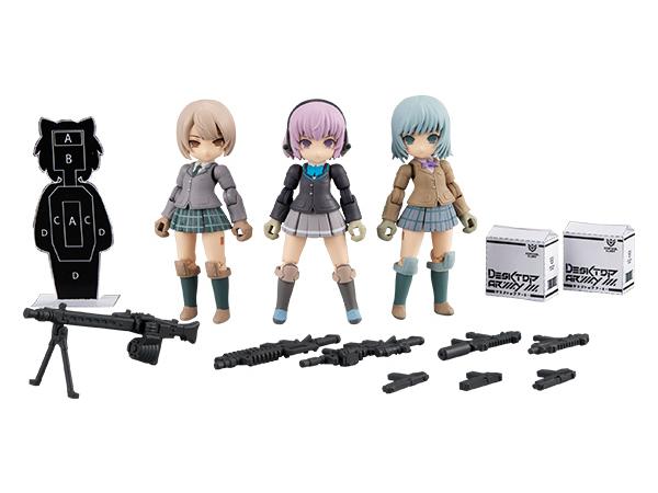 Desktop Army Vol 16 Little Armory Series - 3-Piece Trading Figure Box Set | Collectible Miniature Figures for Display & Tabletop Gaming