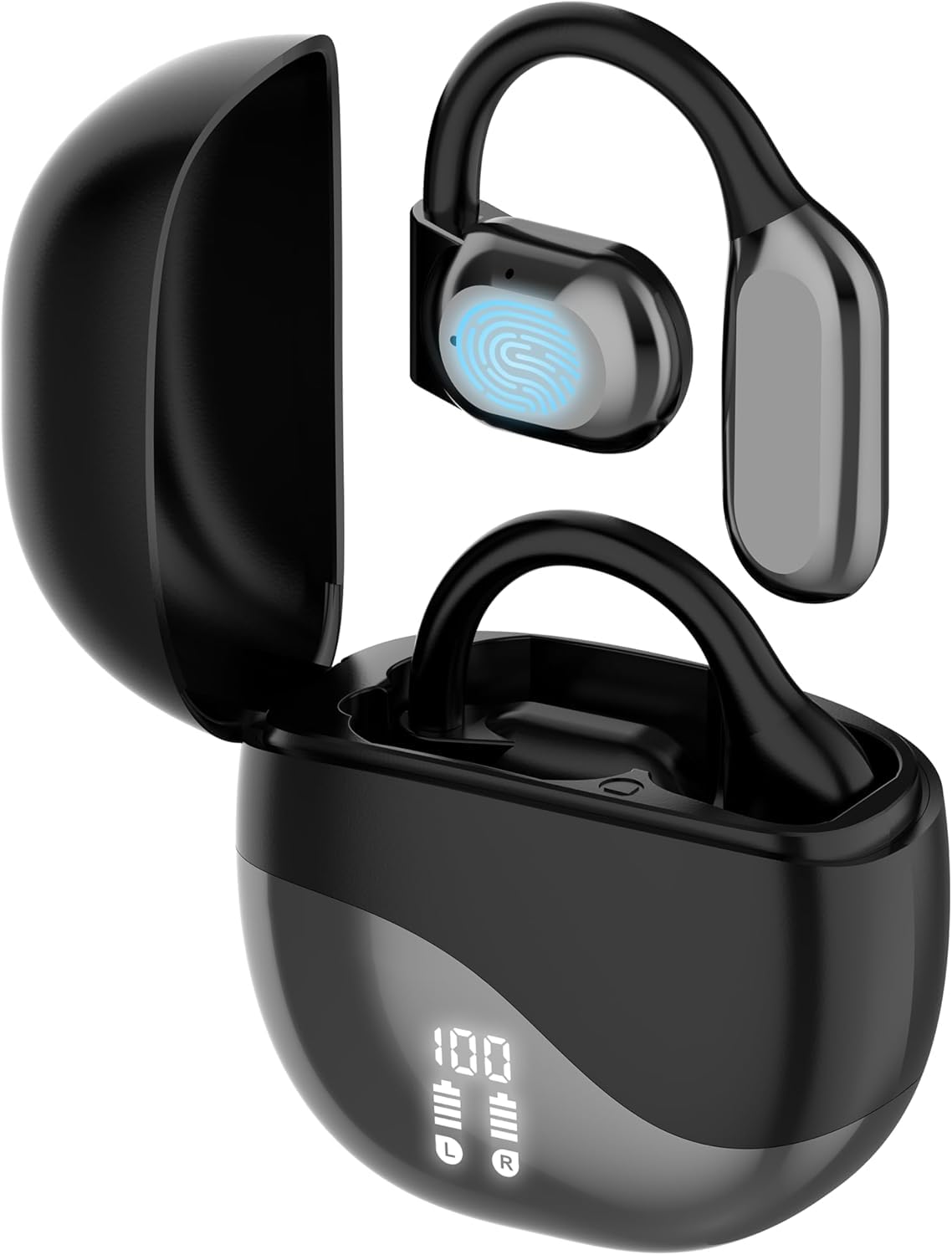 3Pcs AI Real-Time Language Translator Earbuds - Open Ear Wireless Bluetooth Earbuds with 144 Language Translation for iOS & Android - Perfect for Travel, Business Meetings & Multilingual Conversations