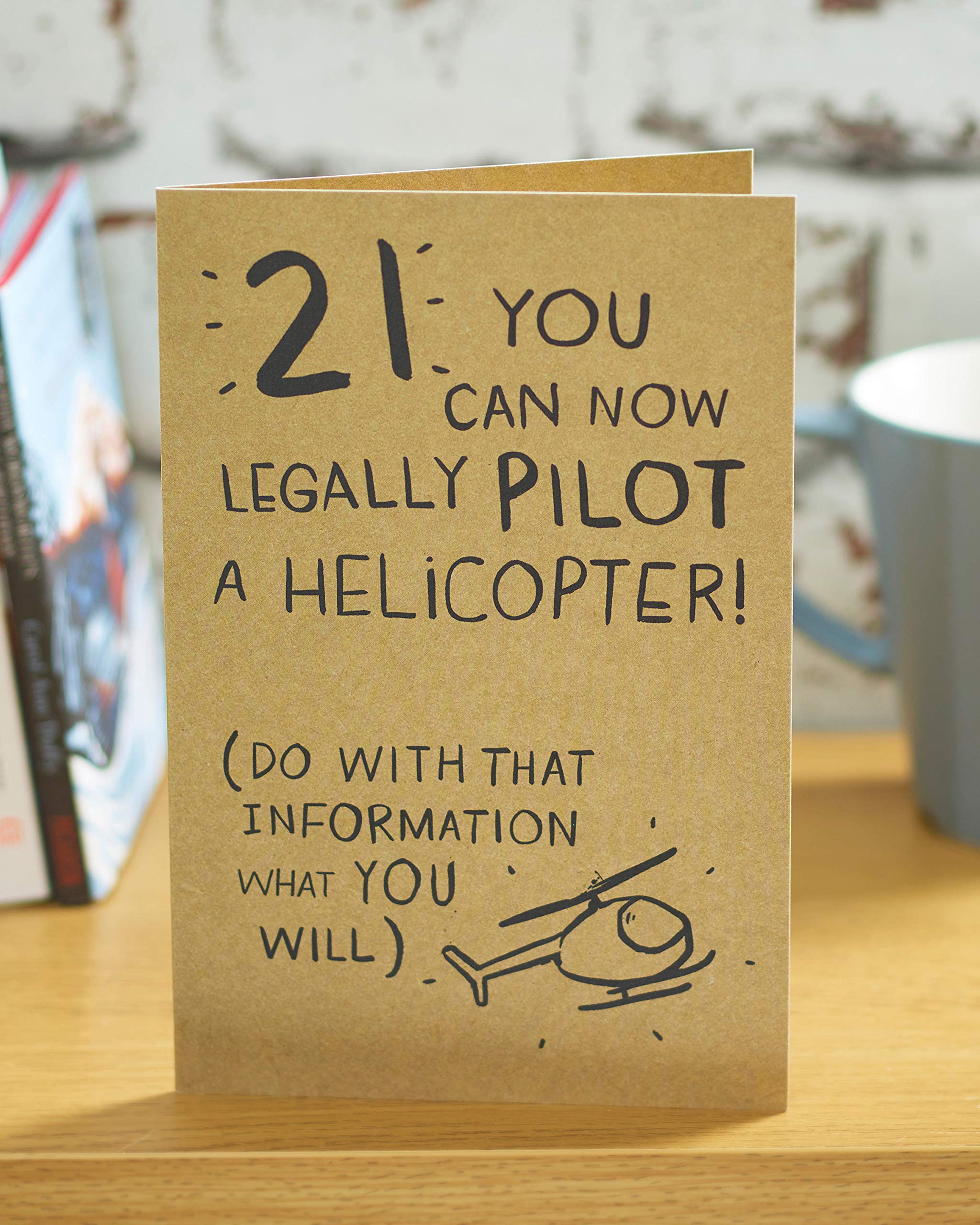 Funny 21st Birthday Card for Men - UK Greetings Humorous Age 21 Birthday Card - Perfect Birthday Gift for Him | Great for Parties, Celebrations & Special Moments