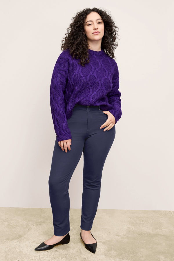 Roma Jean Eco-Friendly Better Than Denim Jeans - Dark Navy Blue for Women | Sustainable Fashion for Casual Wear & Everyday Outfits