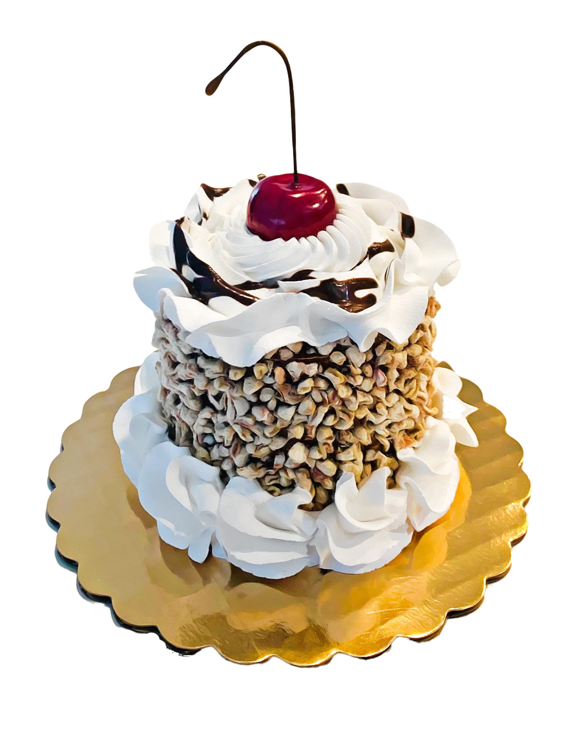 Artificial Cupcakes & Fake Cakes - Lifelike Display Desserts for Home Kitchen Decor - Faux Cake Decorations for Parties & Events - Mini Nutty Butty Fake Food for Dessert Tables, Window Displays & Photography Props