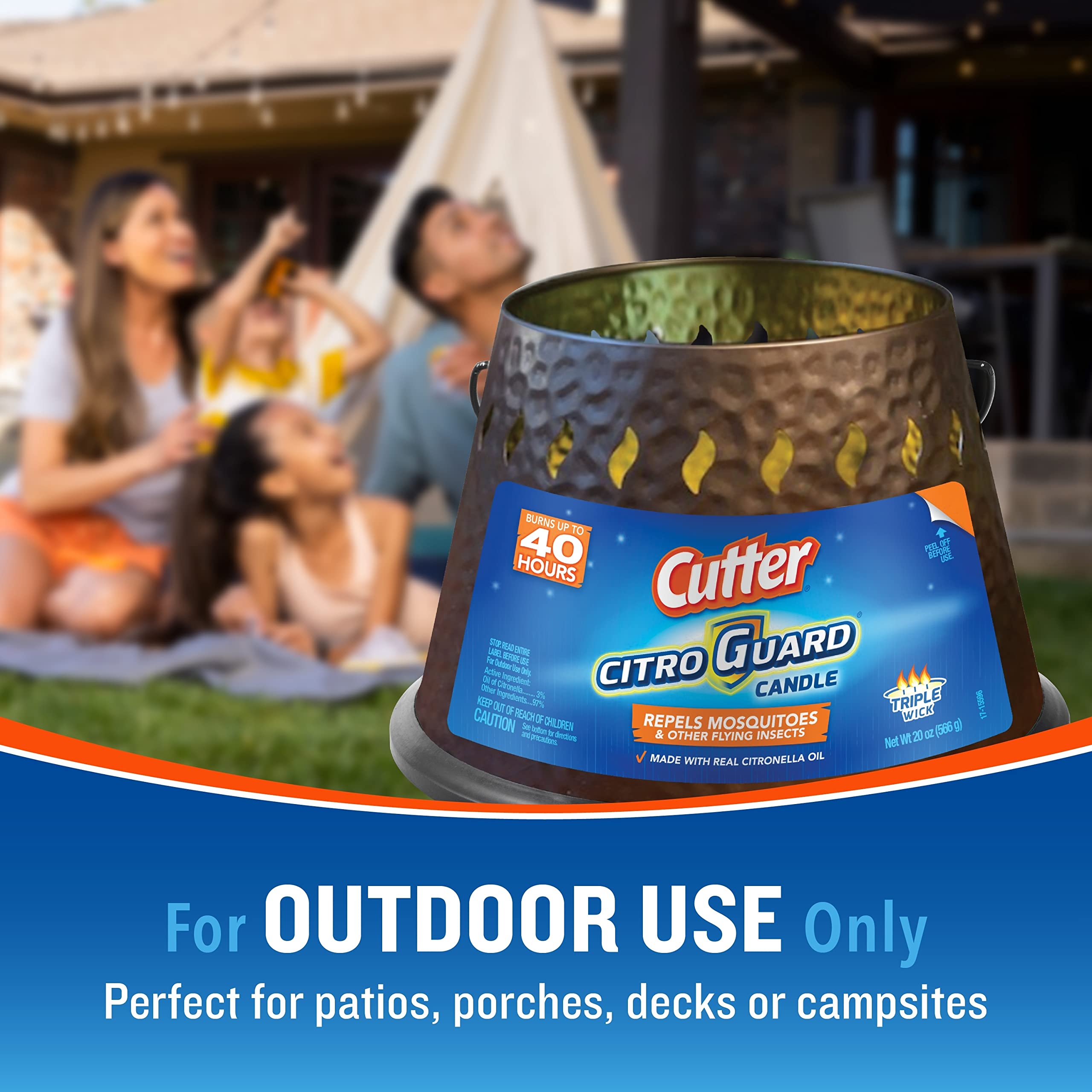 6-Pack Silver Outdoor Camping Candles - Waterproof & Windproof for Hiking, Backpacking, and Emergency Power Outages
