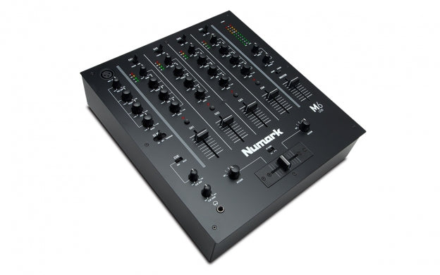 Numark M6USB Professional USB DJ Controller - Black | Perfect for DJs, Clubs, Home Parties & Live Performances