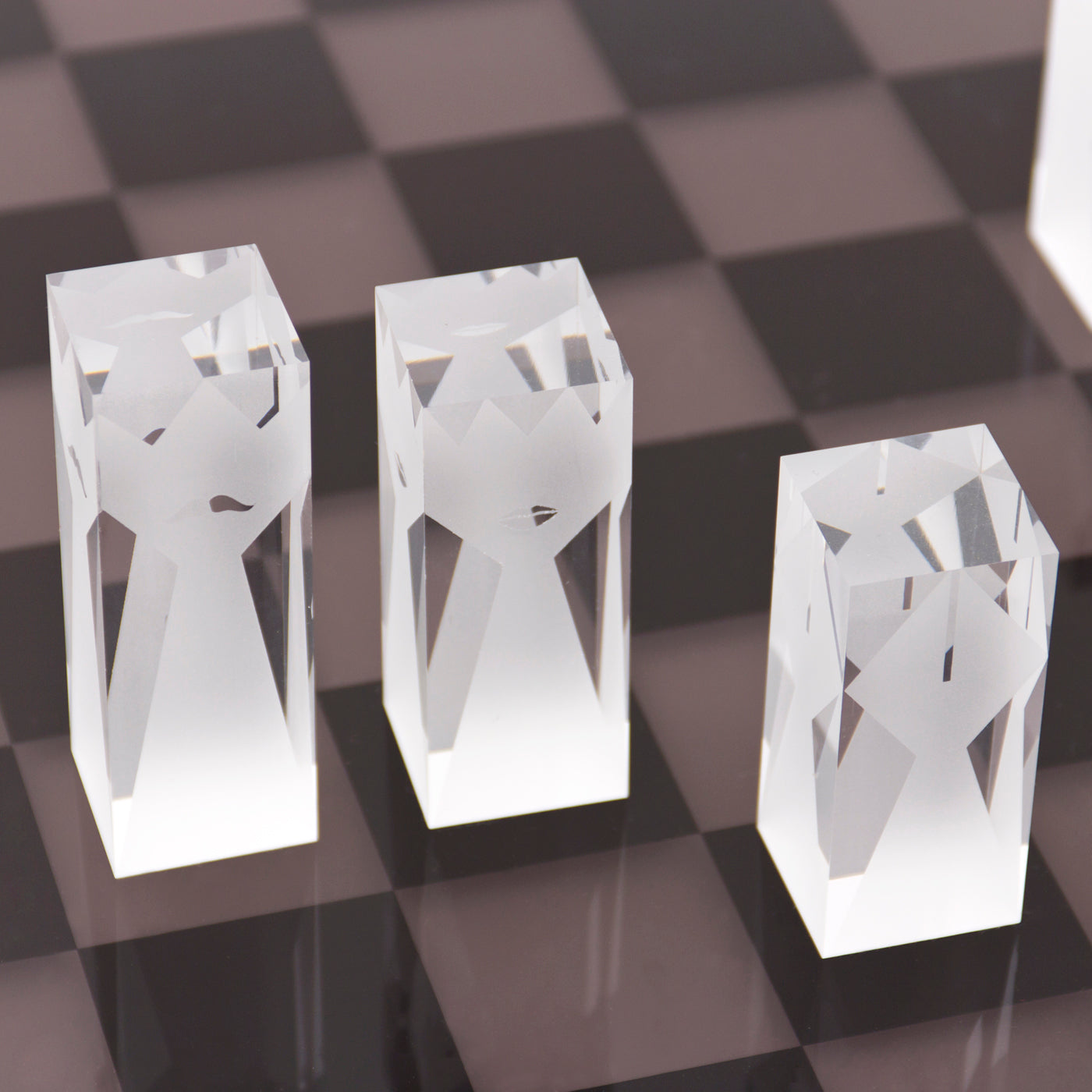 Premium Acrylic Chess Set with 3.75