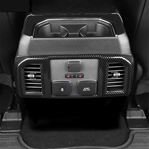 Carbon Grain Armrest Air Vent Outlet Panel