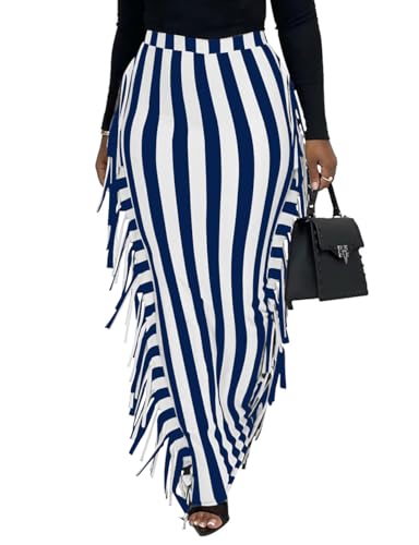 Blue and White Striped