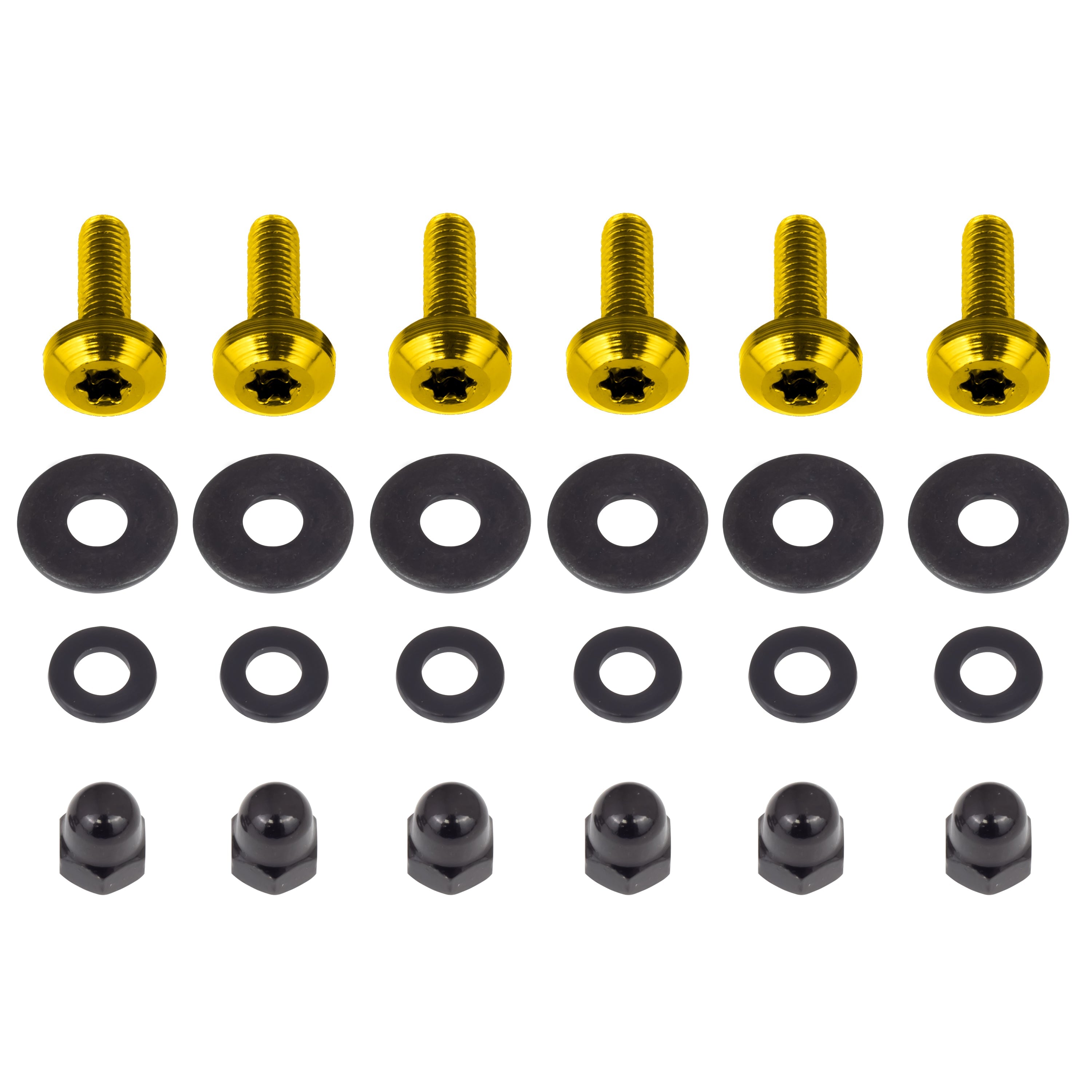Premium Aluminum T25 Windshield Bolts for Harley & Memphis Shades Road Warrior Fairing - Durable Motorcycle Accessories for Enhanced Wind Protection & Style on Long Rides