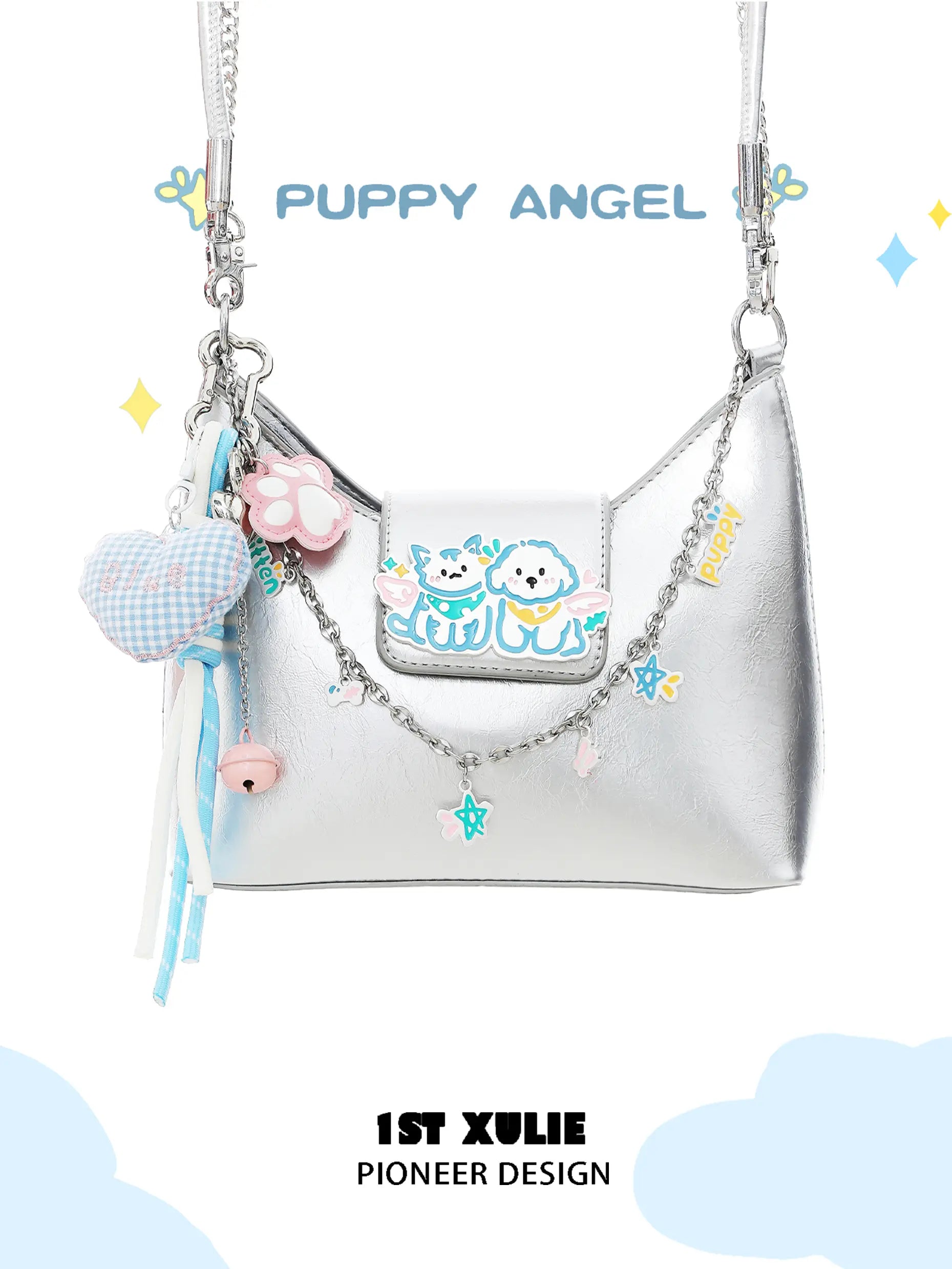 Angel Cuties Premium PU Leather Crossbody & Tote Bag™ - Stylish Women's Handbag for Work, Travel & Everyday Use