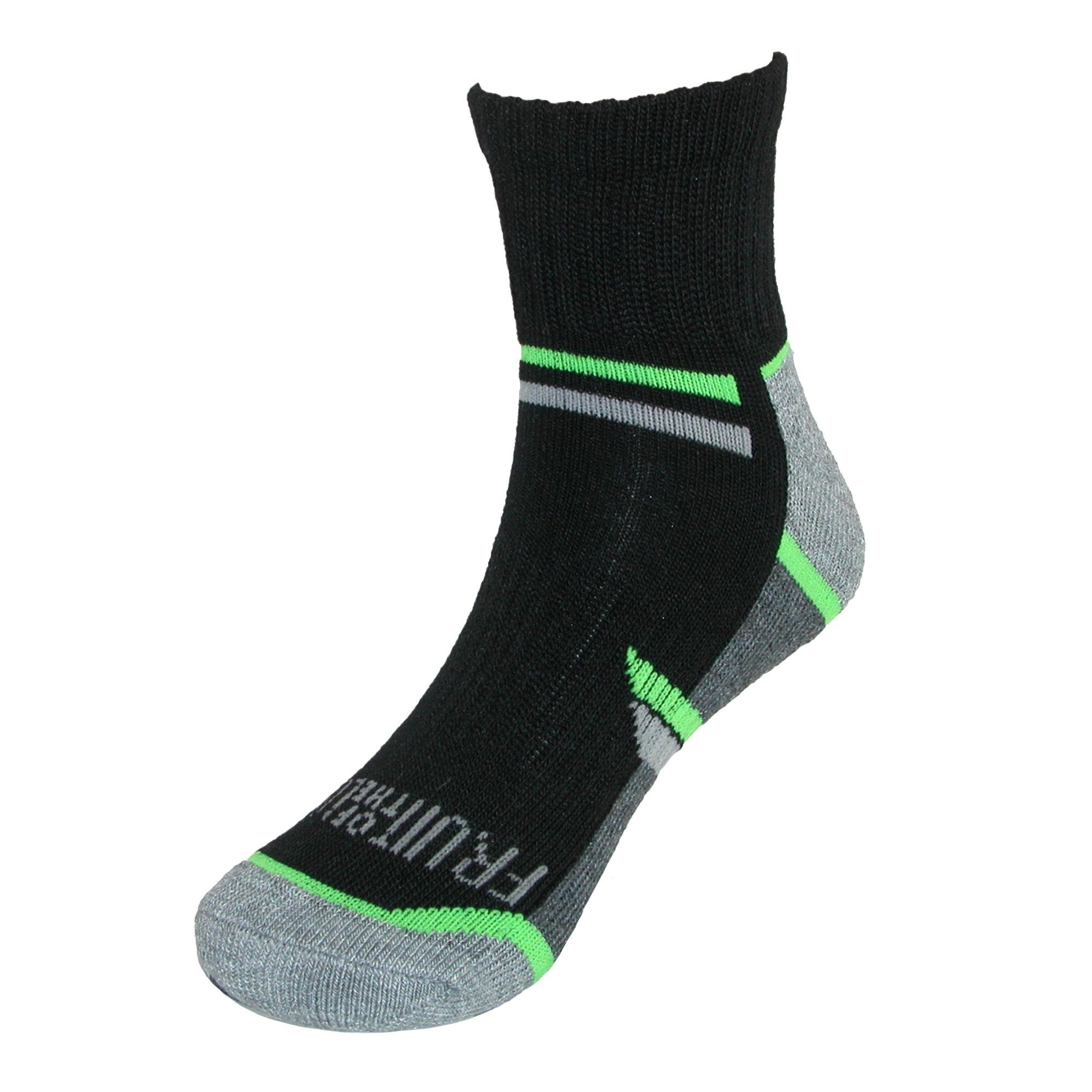 Fruit of the Loom Boys Ankle Socks 6-Pack - Soft Cotton Crew Socks for Kids & Toddlers - Comfortable Everyday Wear for School, Sports & Playtime