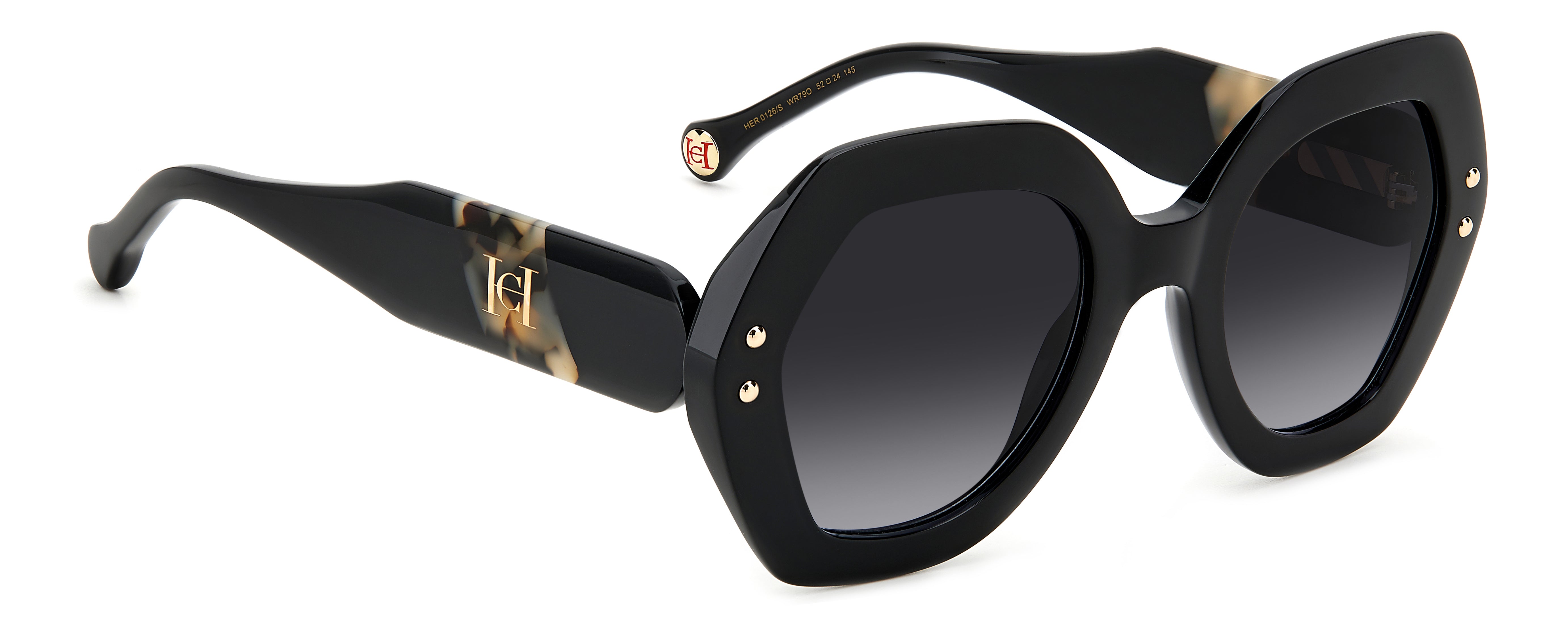 Carolina Herrera HER 0126/S Women's Designer Sunglasses - UV Protection & Polarized Lenses for Driving, Beach & Outdoor Activities