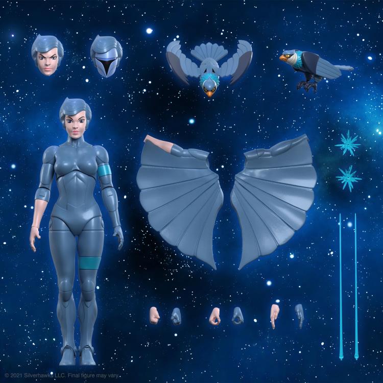 SilverHawks ULTIMATES! Steelheart Action Figure - Collectible 80s Retro Toy for Fans | Perfect for Display, Nostalgic Gift & Action Figure Collections