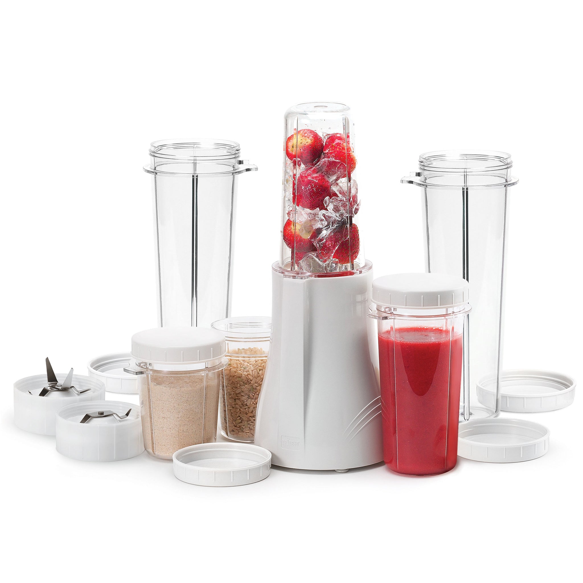 Refurbished Personal Blender® - Original Single Serve Blender with 15-Piece Complete Blend & Grind Set | Perfect for Smoothies, Protein Shakes & Meal Prep at Home, Office or Gym