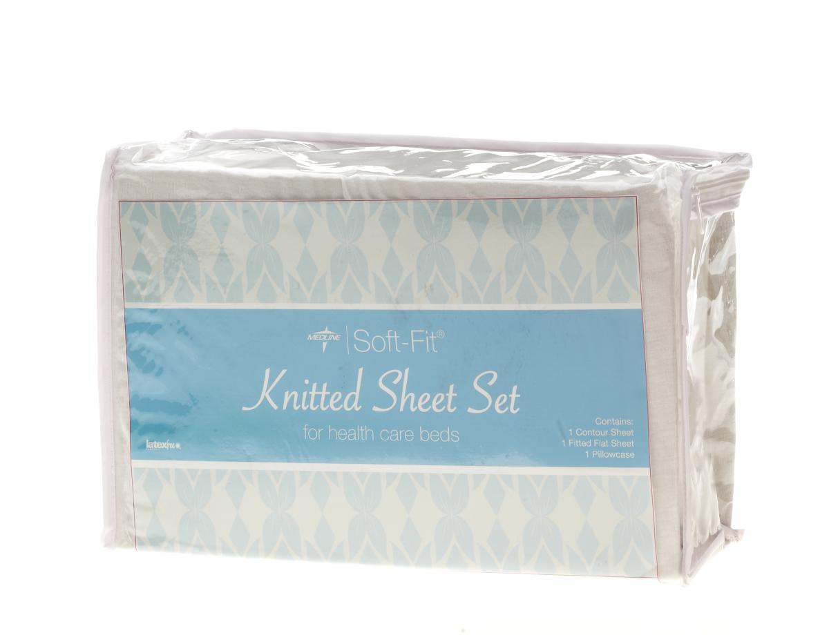 Premium Soft Fit Knitted Sheet Set - Breathable & Hypoallergenic Bedding for Ultimate Comfort - Perfect for Master Bedroom, Guest Room & Vacation Homes