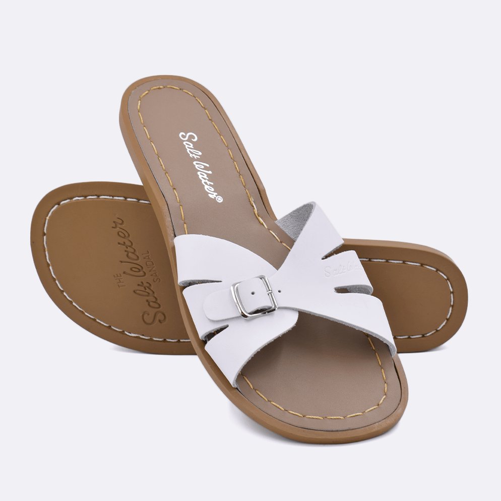Salt Water Classic Slide Sandals - Comfortable Beach & Pool Slides for Men and Women - Perfect for Summer, Vacation, and Outdoor Activities