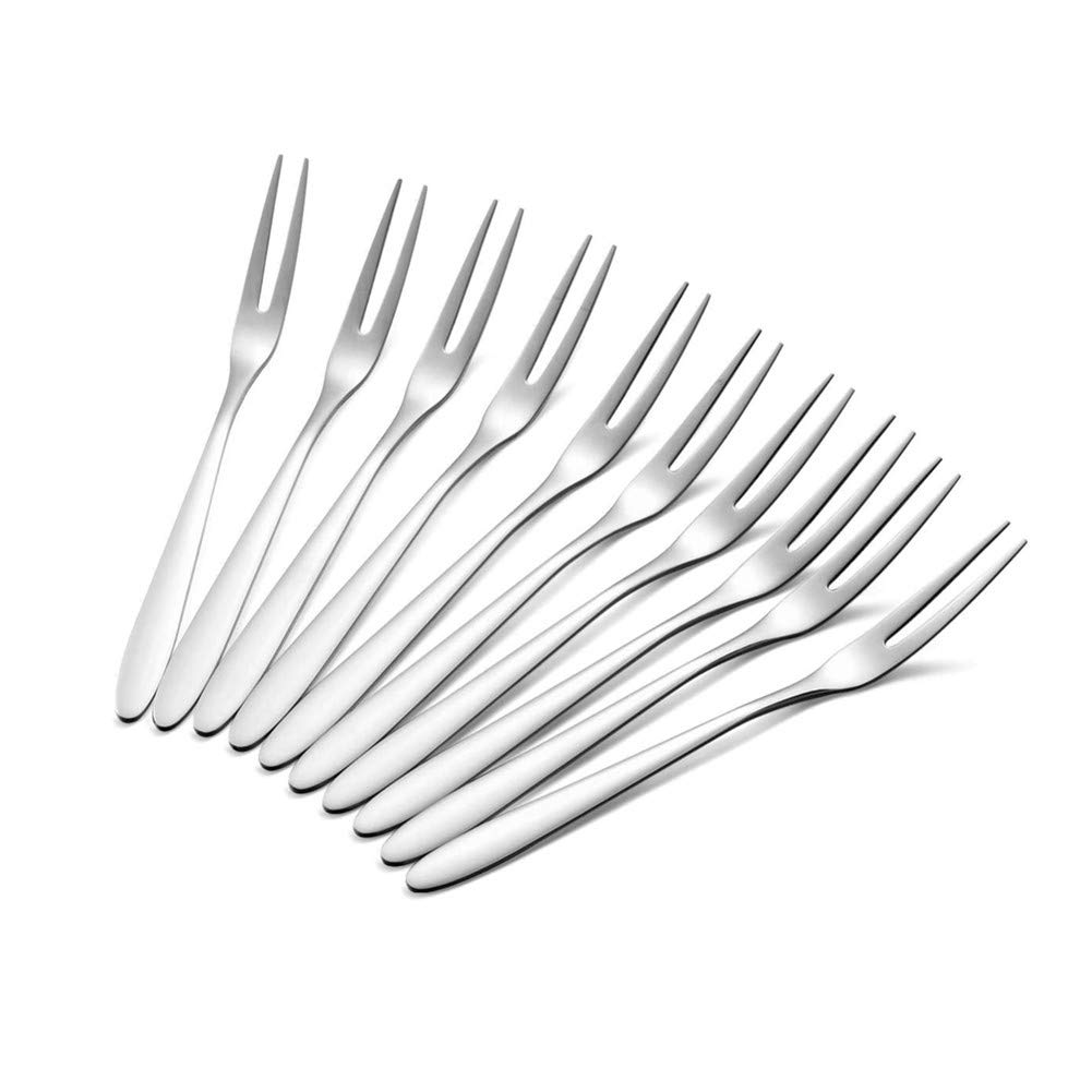 30-Pack Stainless Steel Mini Appetizer Dessert Forks - 5.1 Inch Cocktail Forks Set for Fruit, Salad, Tasting - Perfect for Birthday Parties, Weddings, Restaurants & Home Entertaining
