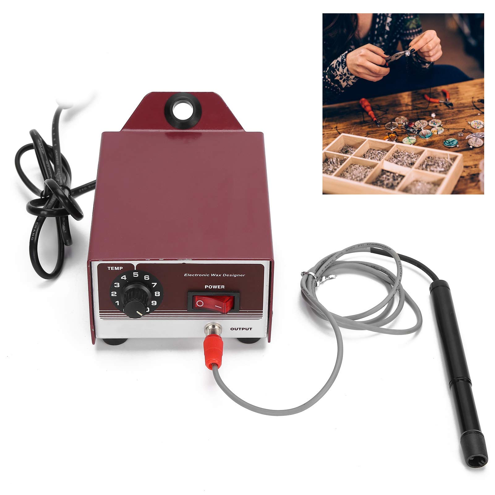 Professional Jewelry Welding Machine - 50Hz Fast Heating, Adjustable Temperature Spot Welder for Jewelry Making, Wax Soldering, Gold Casting & Repair - Perfect for Jewelers, DIY Crafters & Small Workshops