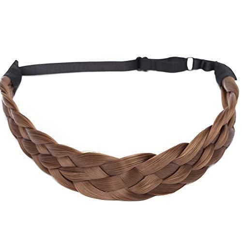 Elastic Stretch Plaited Braid Hairpiece - Natural Looking Hair Extension for Women - Perfect for Cosplay, Weddings & Daily Styling