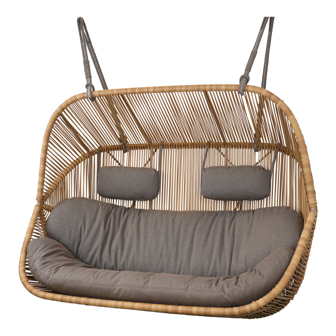 Hive Hanging 2 Seater Sofa - Indoor/Outdoor Swing Chair for Patio, Garden, and Backyard Relaxation