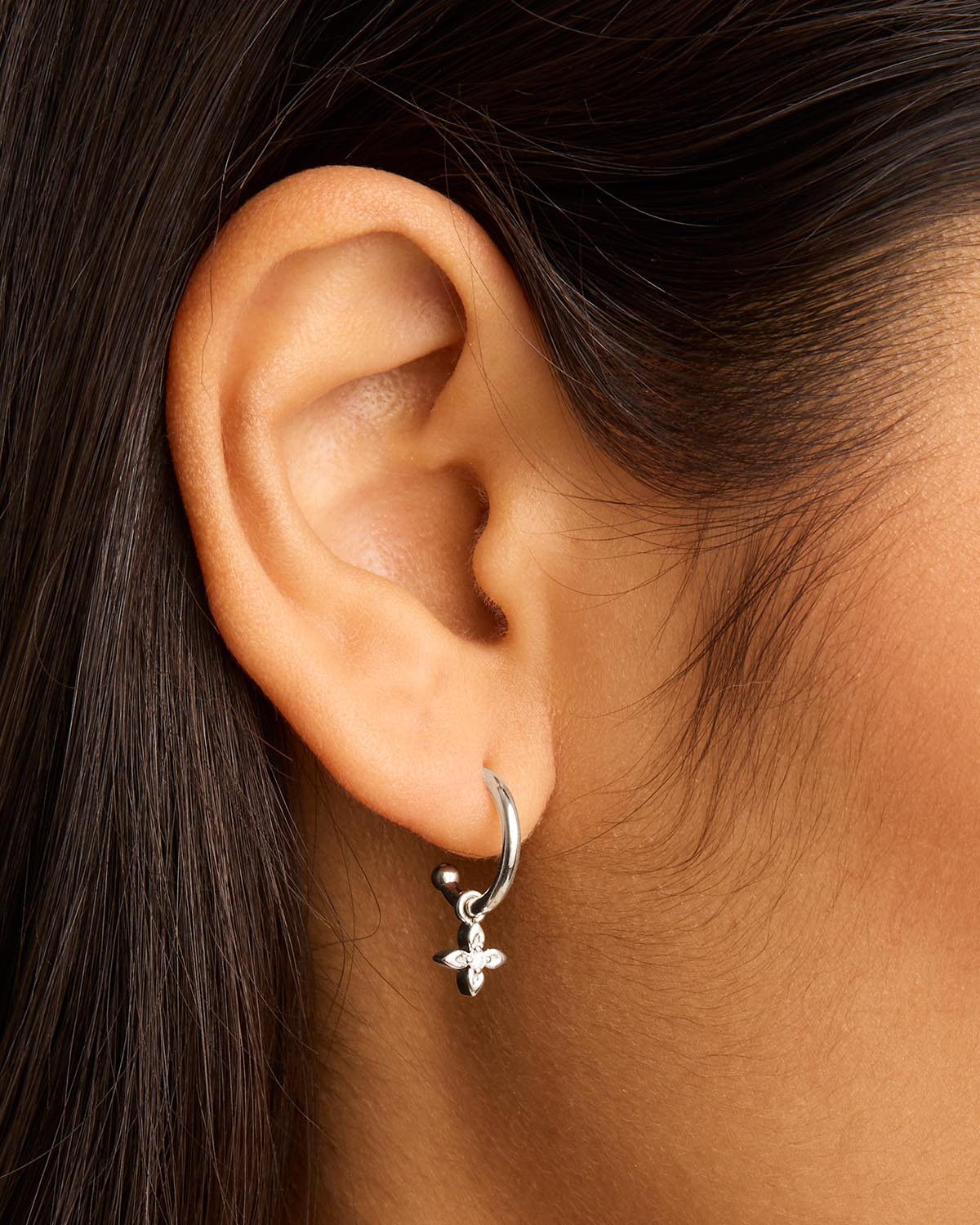 Sterling Silver Live in Light Hoop Earrings for Women - 925 Silver Hypoallergenic Lightweight Hoops - Perfect for Everyday Wear, Work & Special Occasions
