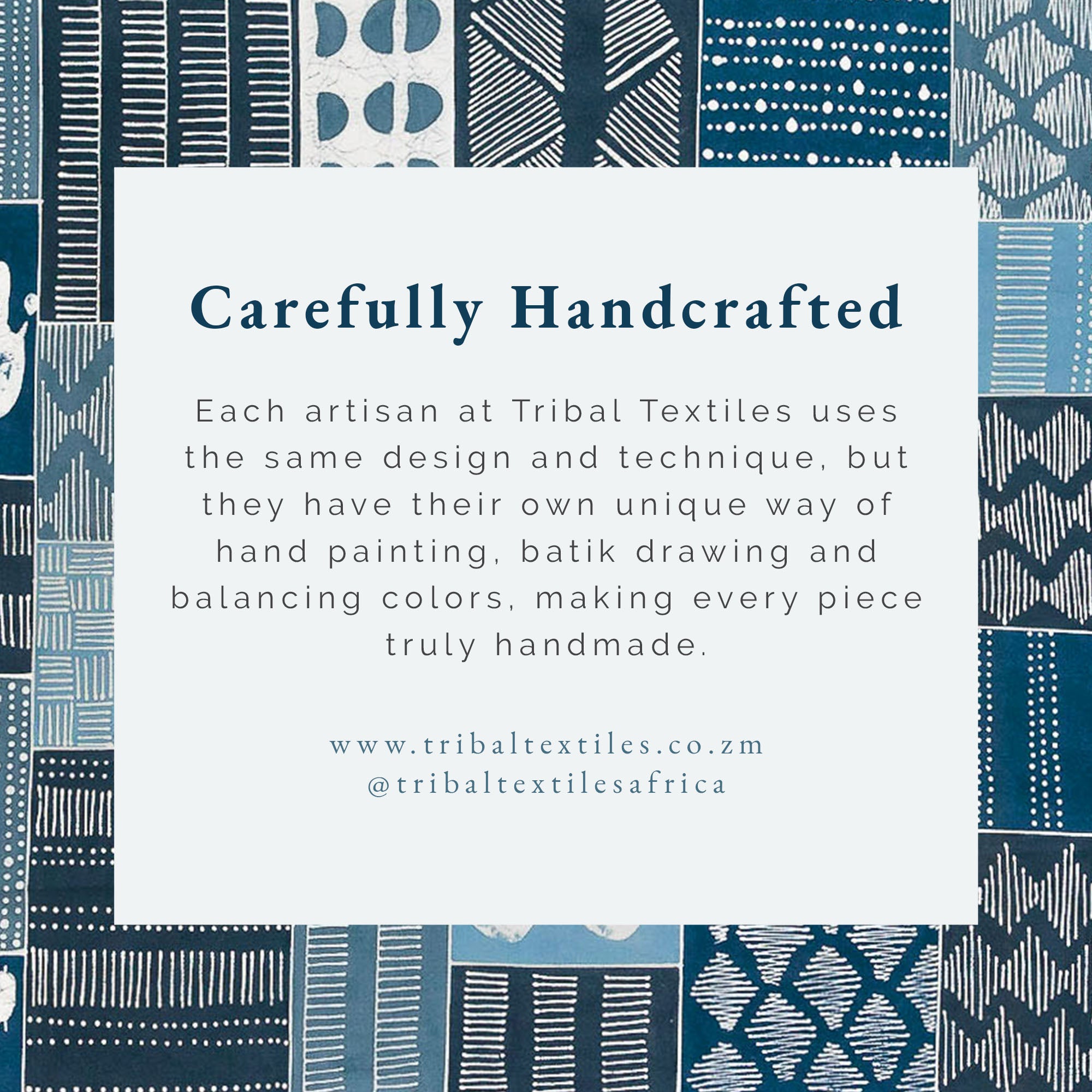 Handmade Tribal Indigo Blue Wave Print Travel Pouch - Waterproof & Lightweight for Passport, Cash & Essentials - Perfect for Beach, Festival & Vacation Accessories