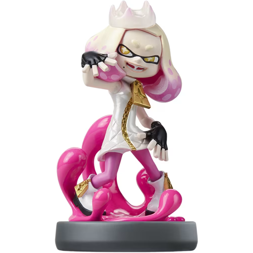 Official Splatoon Pearl Amiibo Figure - Compatible with Nintendo Switch Games - Perfect for Collectors and In-Game Unlocks
