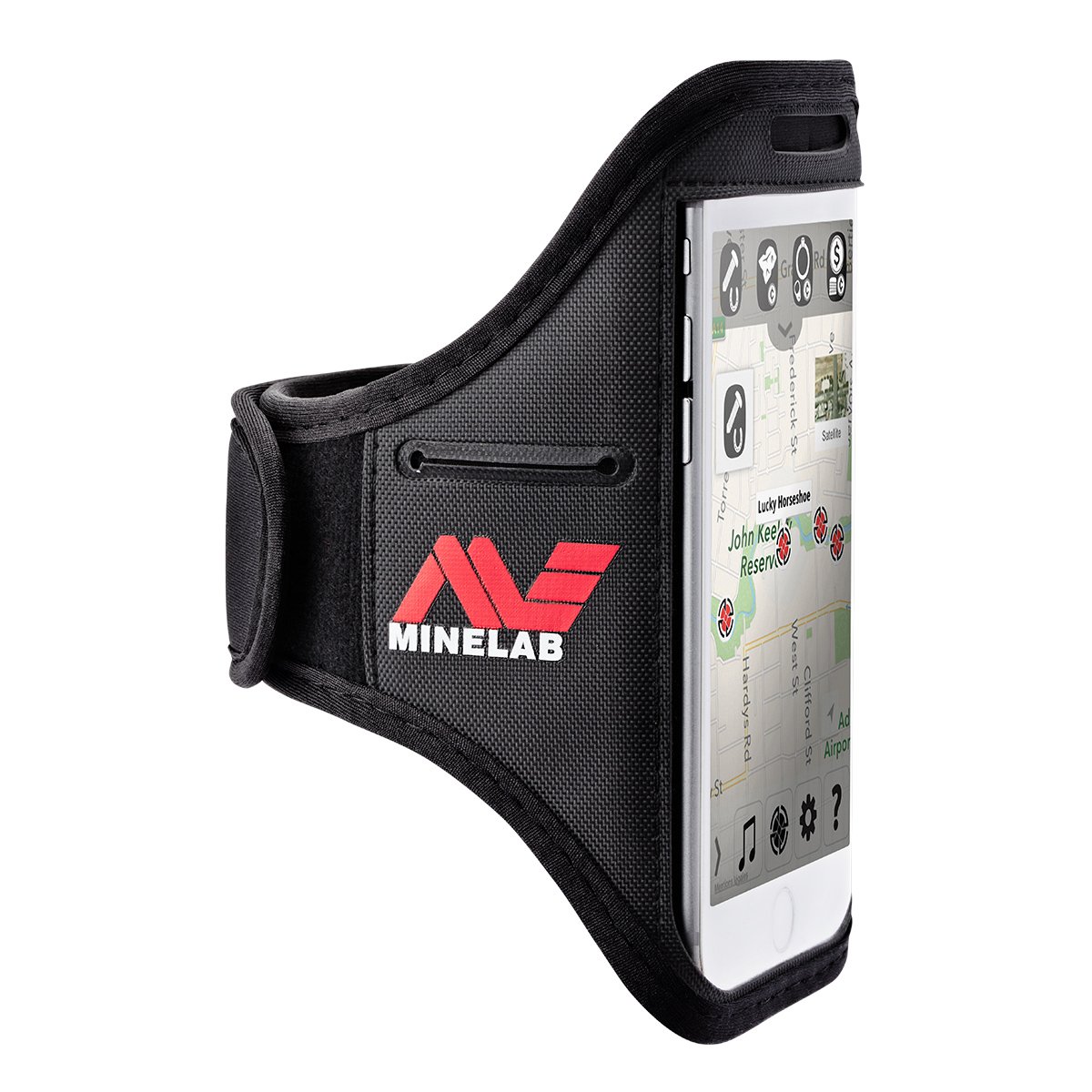 Minelab GO FIND 66 Waterproof Metal Detector with Adjustable Stem & LCD Display - Includes Black Carry Bag & Finds Pouch for Treasure Hunting, Beach Combing & Outdoor Adventures