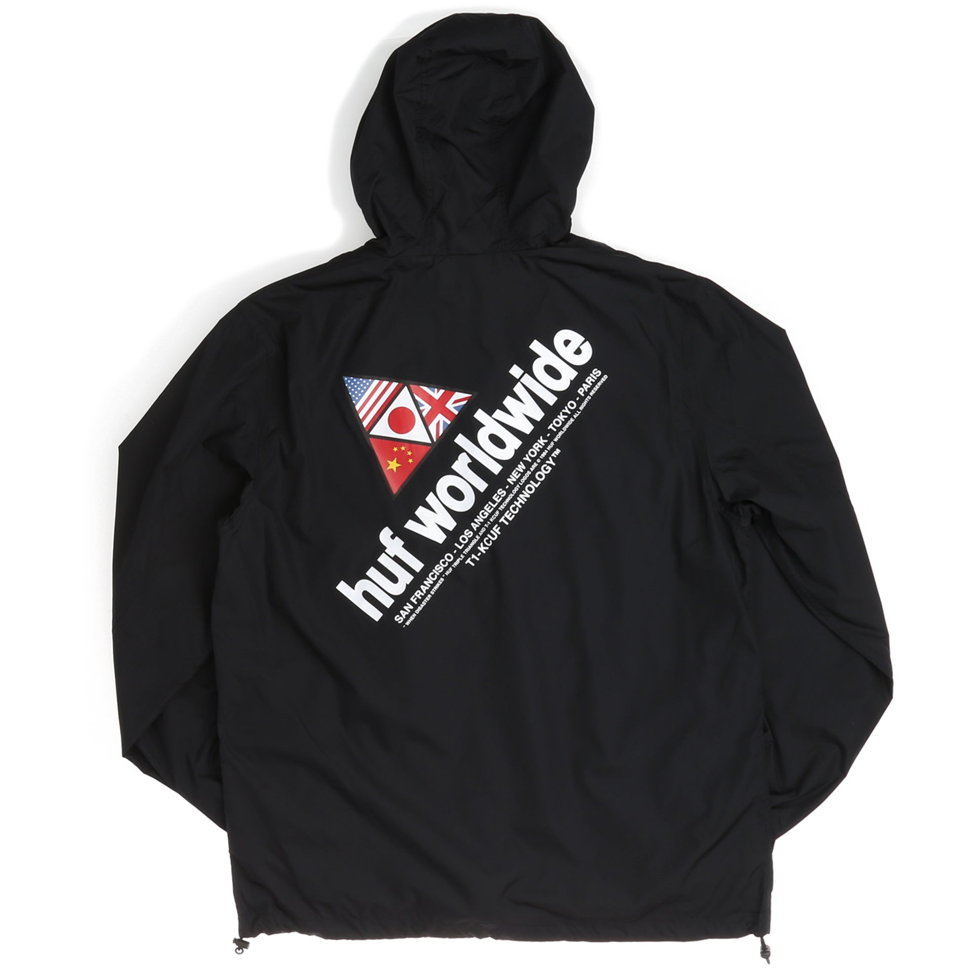 Stadium Offsides Anorak Jacket - Lightweight Waterproof Windbreaker for Men & Women - Perfect for Outdoor Sports, Hiking & Casual Wear