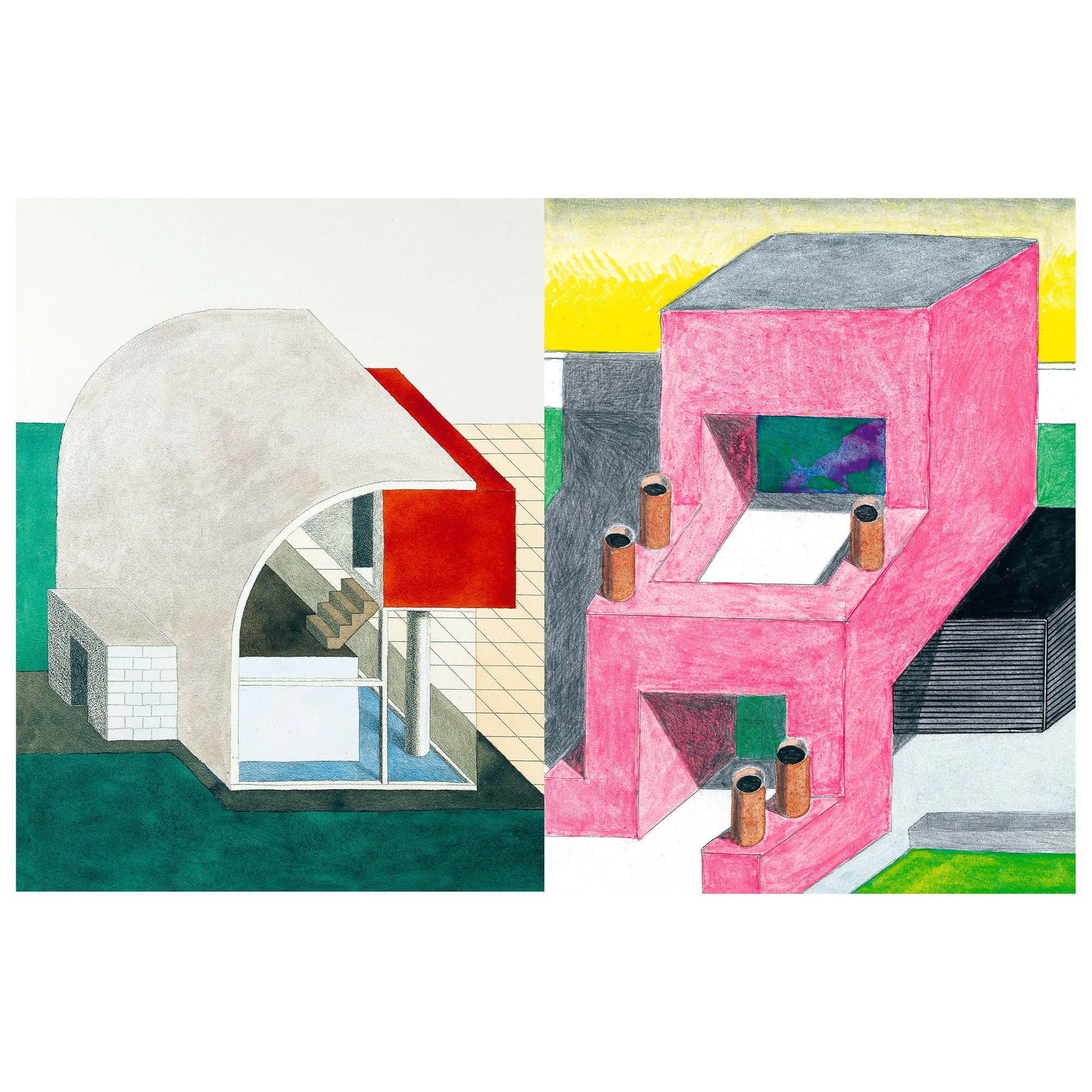 Architettura Attenuata: Ettore Sottsass Softcover Book - Italian Design Architecture Monograph for Collectors & Design Enthusiasts | Perfect for Home Decor, Office Bookshelf & Gift Giving