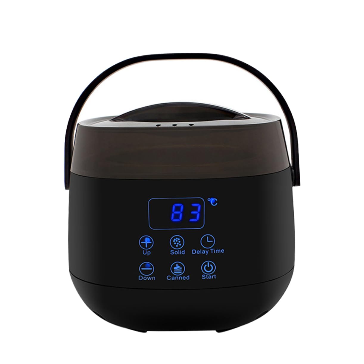 Professional Black Wax Warmer Machine for Hair Removal - Fast & Efficient Wax Heater for Salon & Home Use - Perfect for Bikini, Legs, Face & Body Waxing