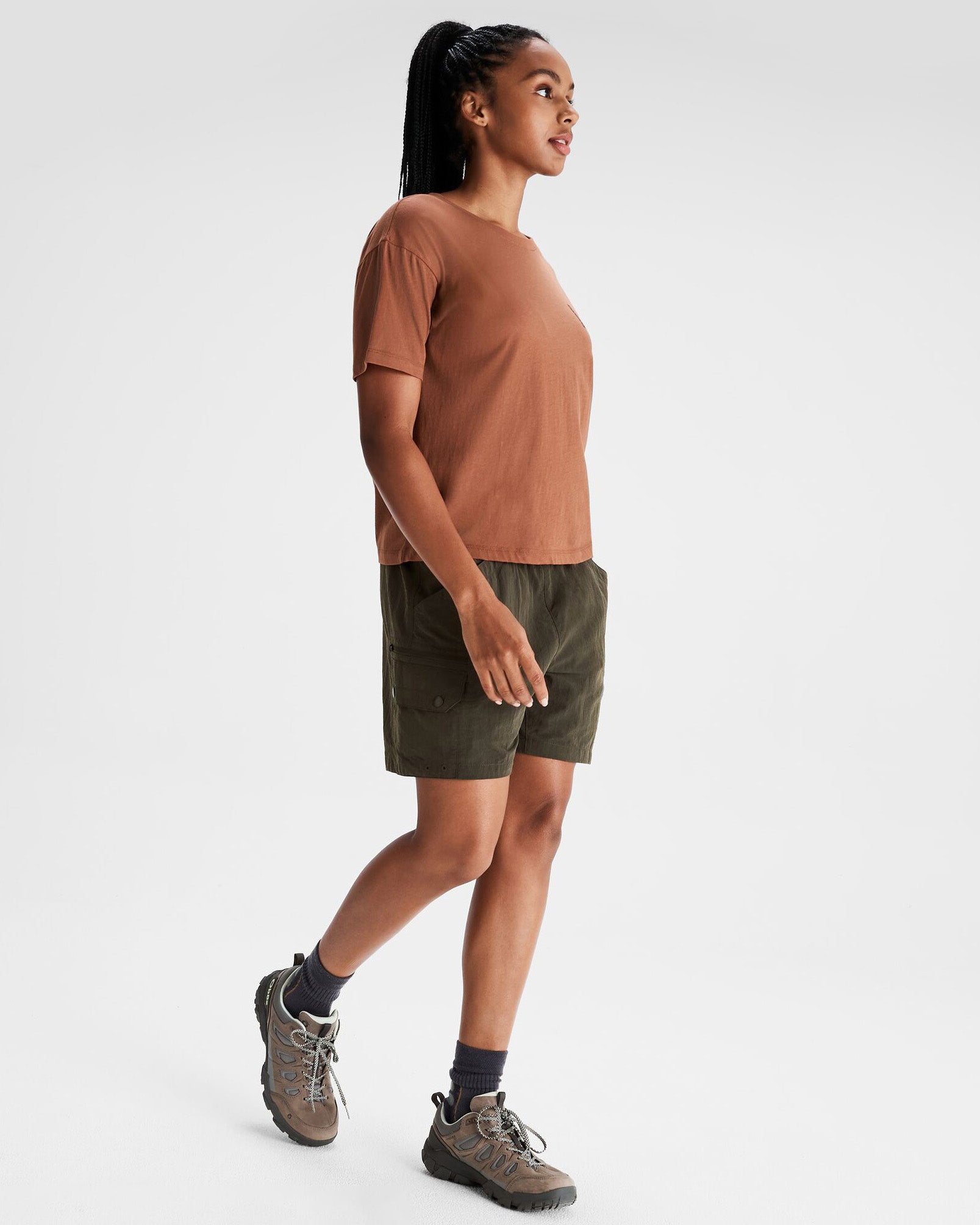 Women's Organic Cotton T-Shirt for Hiking & Outdoor Adventures - Breathable & Comfortable Explore Nature Tee - Perfect for Camping, Travel & Casual Wear