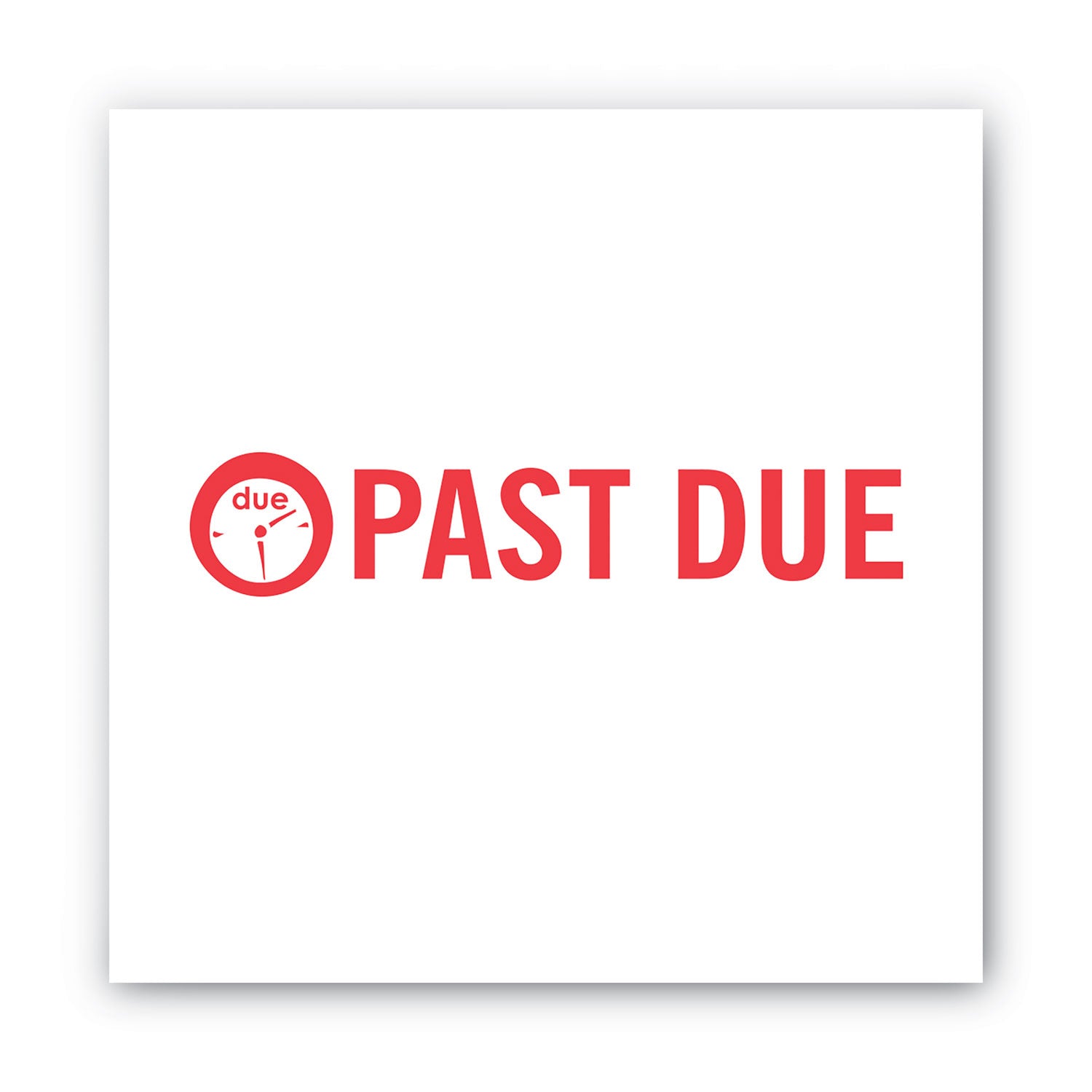 ACCUSTAMP2® Pre-Inked Shutter Stamp - Red 