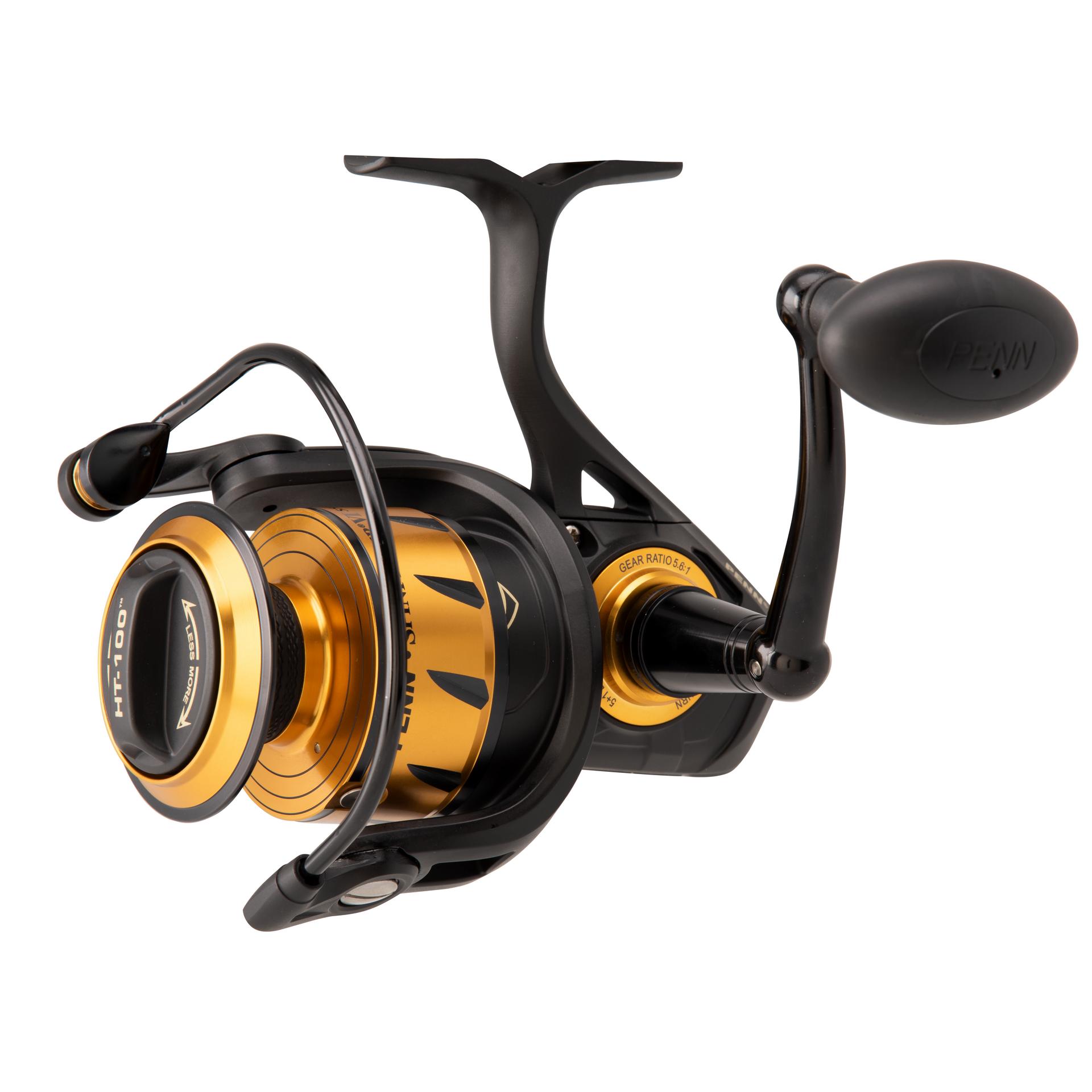 Penn Spinfisher VI Spinning Fishing Reel - Saltwater & Freshwater, 6+1 Shielded Bearings, HT-100 Drag System - Perfect for Surf Fishing, Pier Fishing & Offshore Angling
