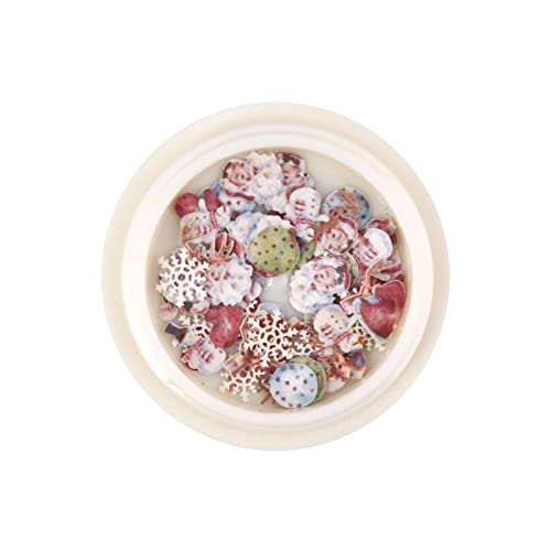 Christmas Snowflake & Colorful Flower Butterfly Nail Decals - Elegant Star & Letter Nail Art Stickers for Holiday Parties & Winter Nail Designs