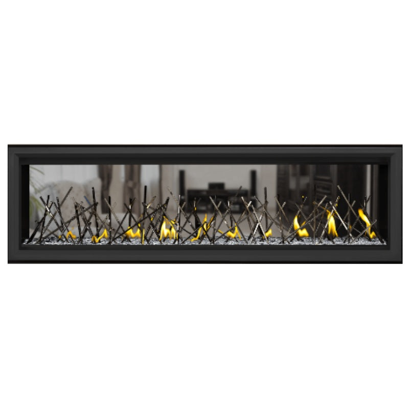 Napoleon Vector 62 See Through Linear Direct Vent Gas Fireplace - LV62N2 | Modern Home Heating Solution for Living Rooms & Patios