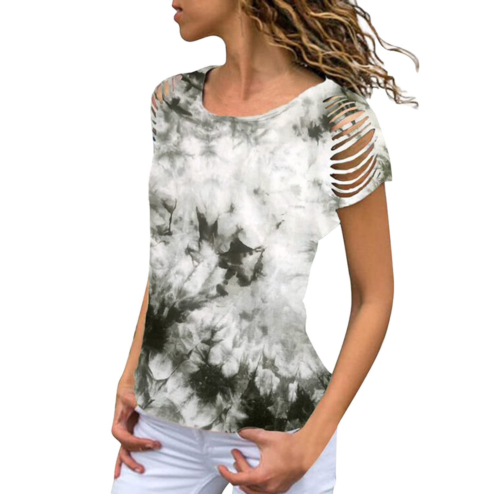 Women's Workout Tops - Long Sleeve & Short Sleeve Athletic Shirts, Round Neck Blouse for Yoga, Running & Gym - Breathable Stitching Tops in Multiple Colors for Women's Fitness & Casual Wear