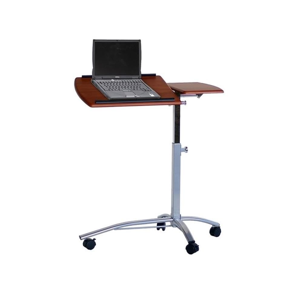 UrbanPro Adjustable Laptop Stand - Ergonomic Cherry Wood Desktop Riser for Home & Office Workspaces - Perfect for MacBook, Notebook & Tablet Use