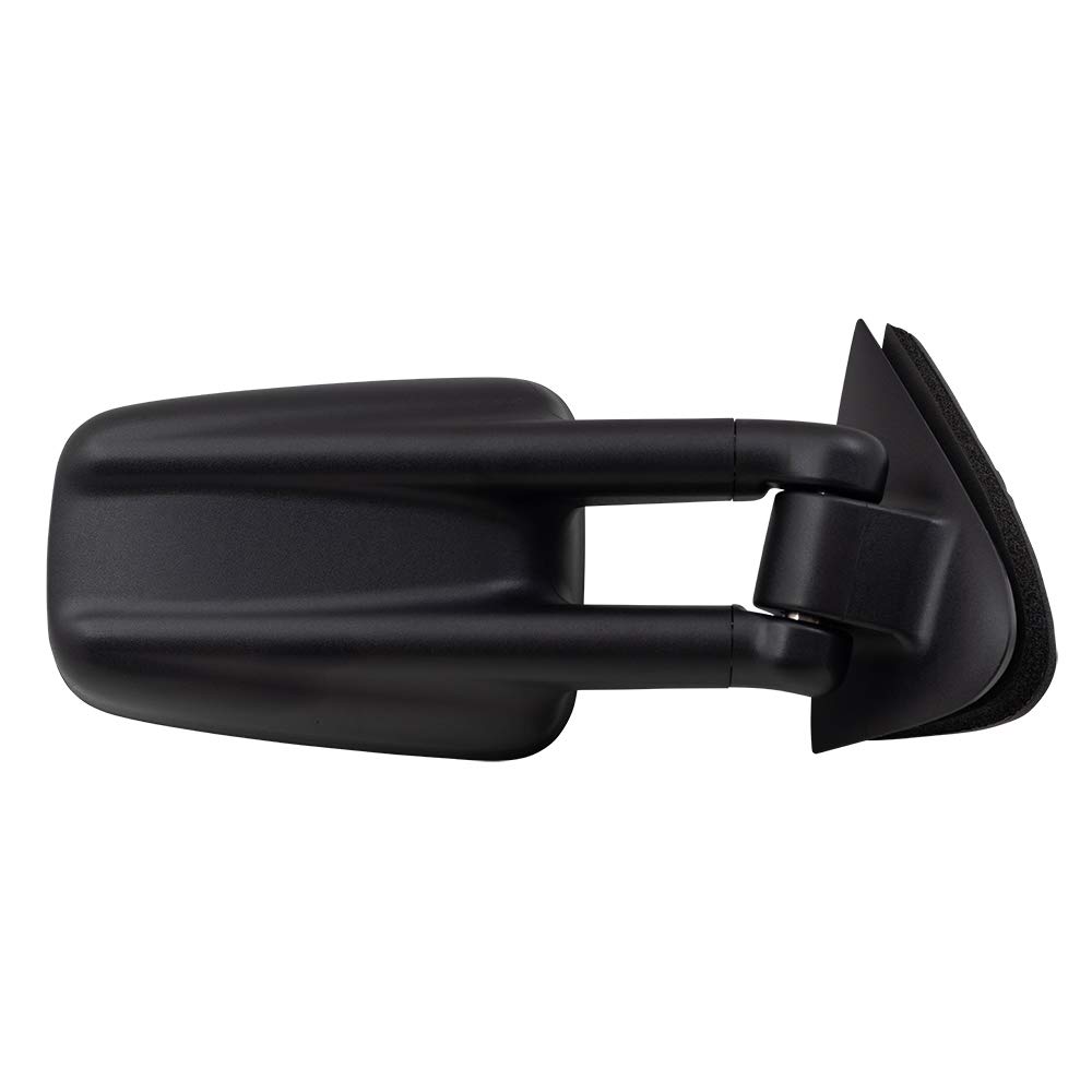 Brock Replacement Manual Telescopic Tow Mirrors with Spotter Glass for 1999-2007 Chevy Silverado & GMC Sierra - Driver & Passenger Side Set - Perfect for Towing, Hauling & Improved Rear Visibility