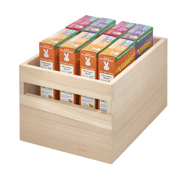 Premium Wooden Handle Trash Bin - Durable & Stylish Waste Basket for Kitchen, Bathroom, or Office Use