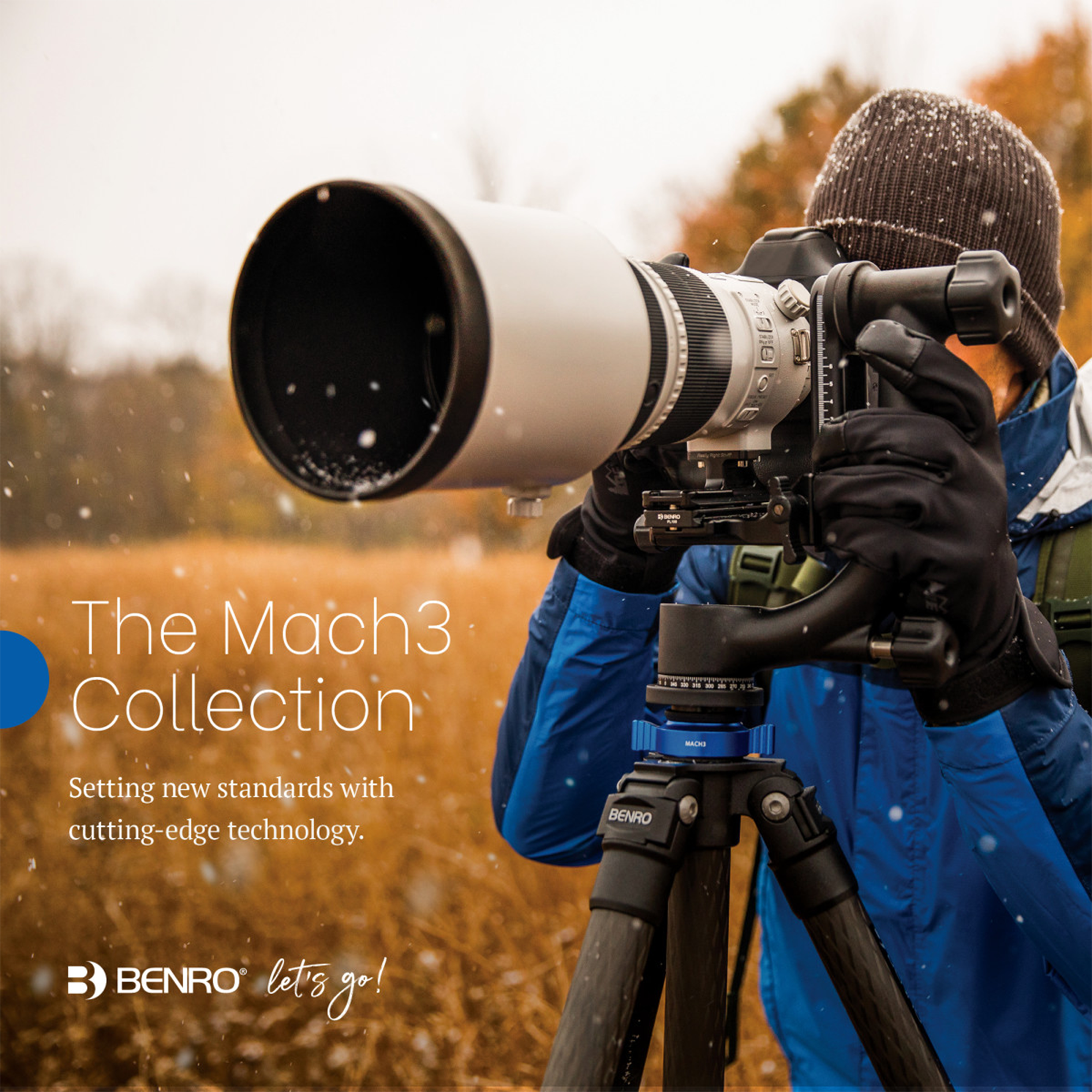 Benro TMA47AXL Mach3 AL Series 4 Extra Long 3-Section Aluminum Tripod - Professional Camera Tripod for Photography, Videography & Travel - Perfect for DSLR, Mirrorless & Video Cameras