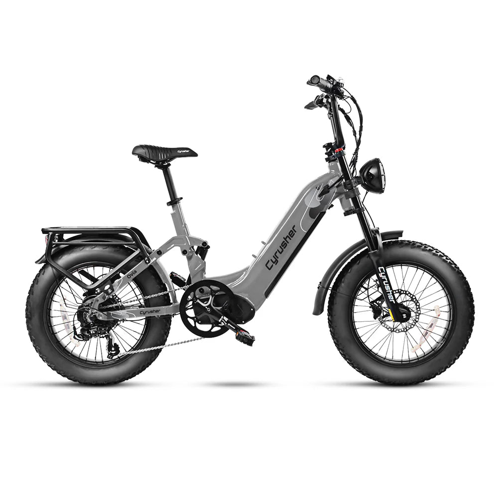 Cyrusher Ovia 750W Step-Through Electric Bike - 28 MPH Top Speed, 52 Mile Range - Perfect for Commuting, City Riding & Leisure Cycling