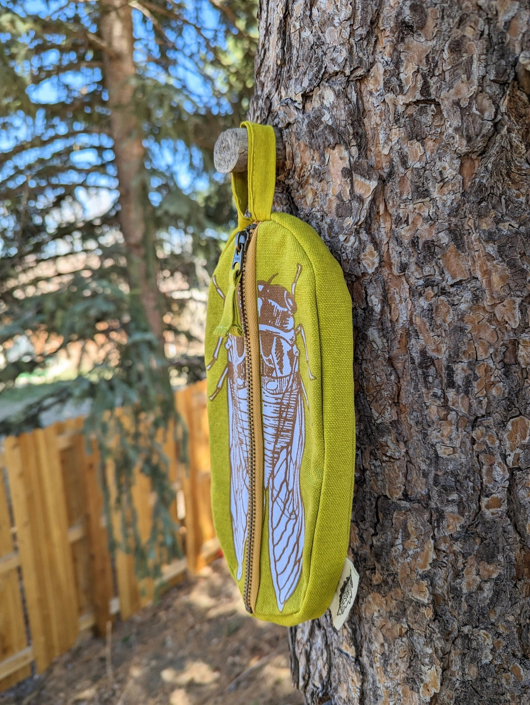 Cicada Zippered Pouch - Waterproof Travel Organizer for Cosmetics, Stationery & Small Essentials | Perfect for School, Office & Daily Use