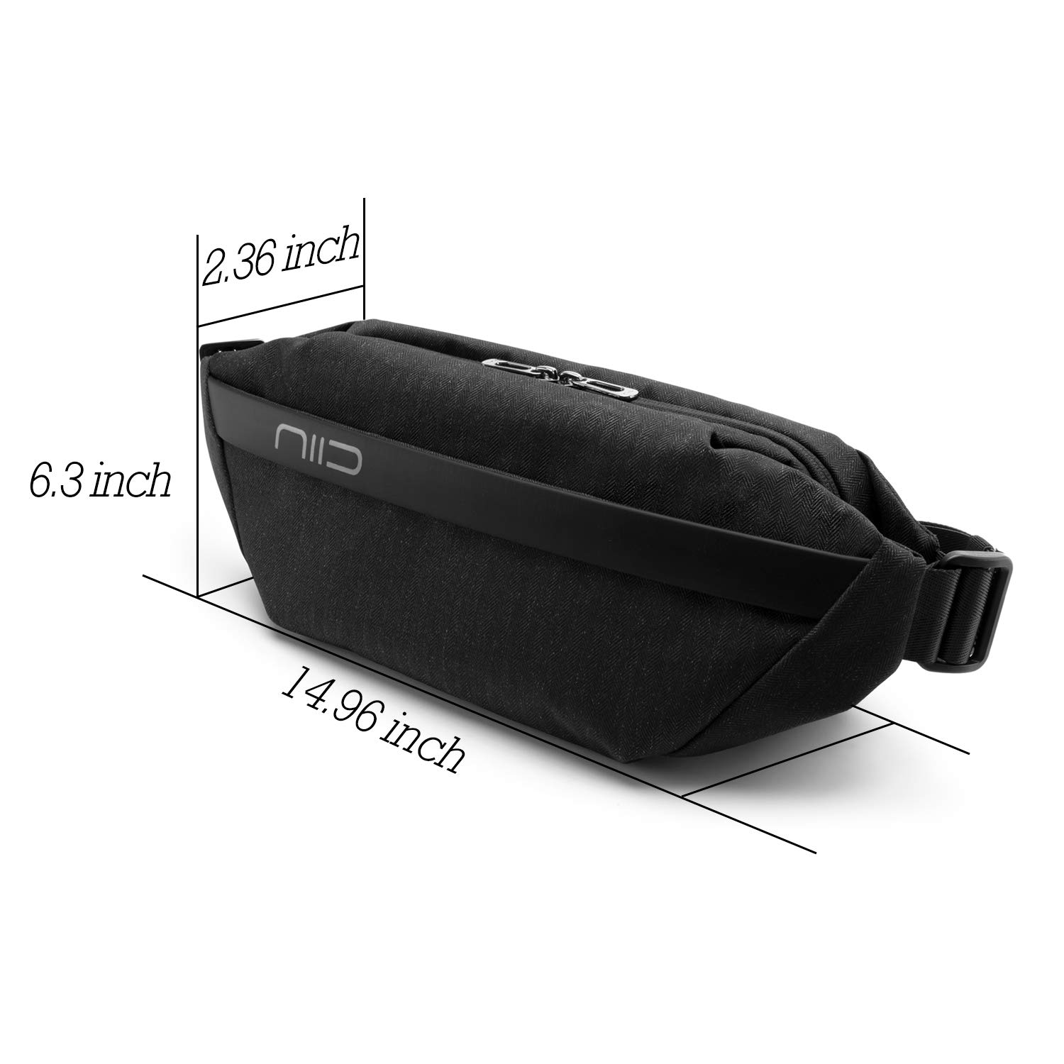 NIID Waterproof Sling Shoulder Bag - Crossbody Chest Pack for Men & Women - Lightweight Daypack for Hiking, Cycling, Travel & Outdoor Activities | Perfect for Gym, Commuting & Daily Use