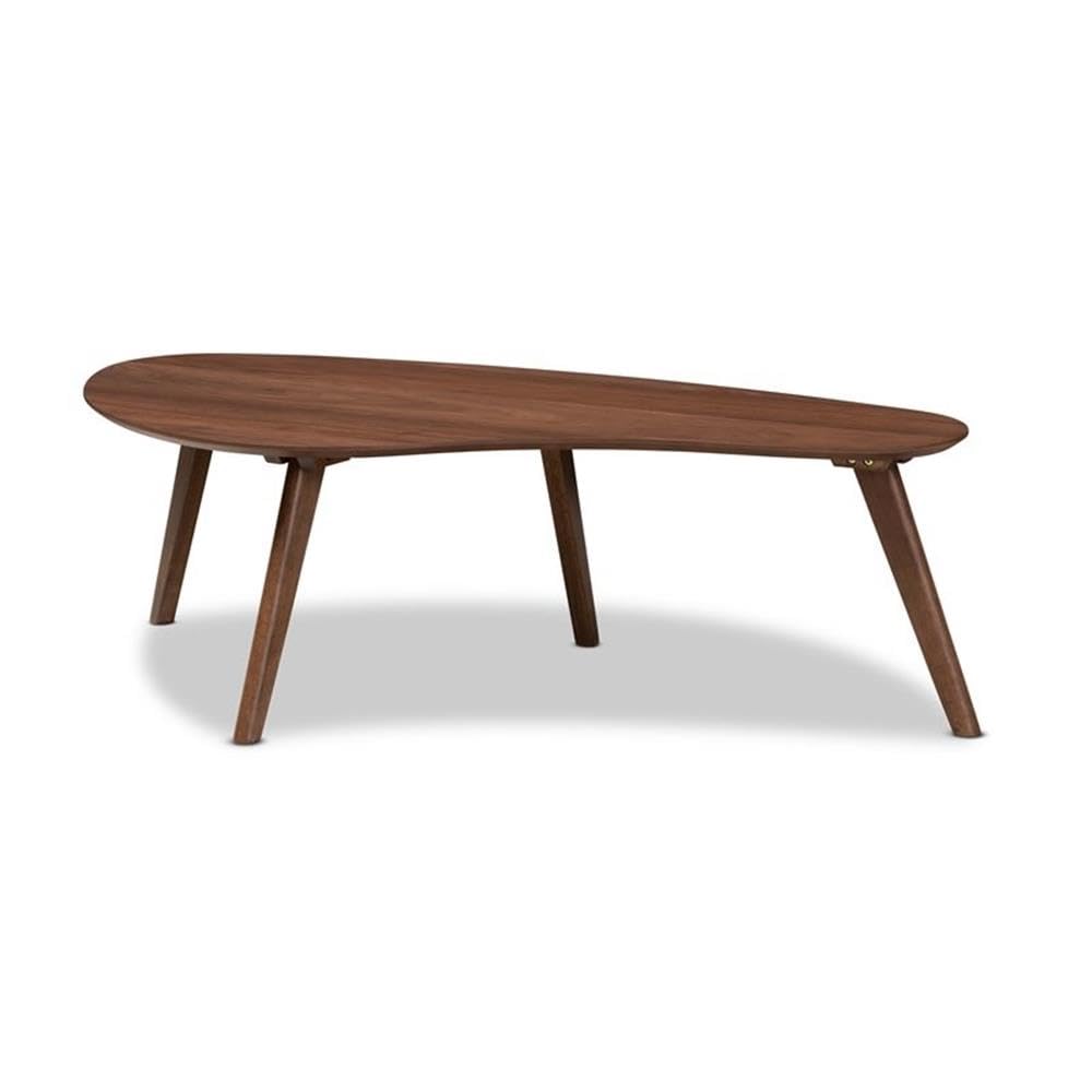 Allora Modern Brown Wood Coffee Table - Stylish Living Room Centerpiece for Home Decor & Entertaining