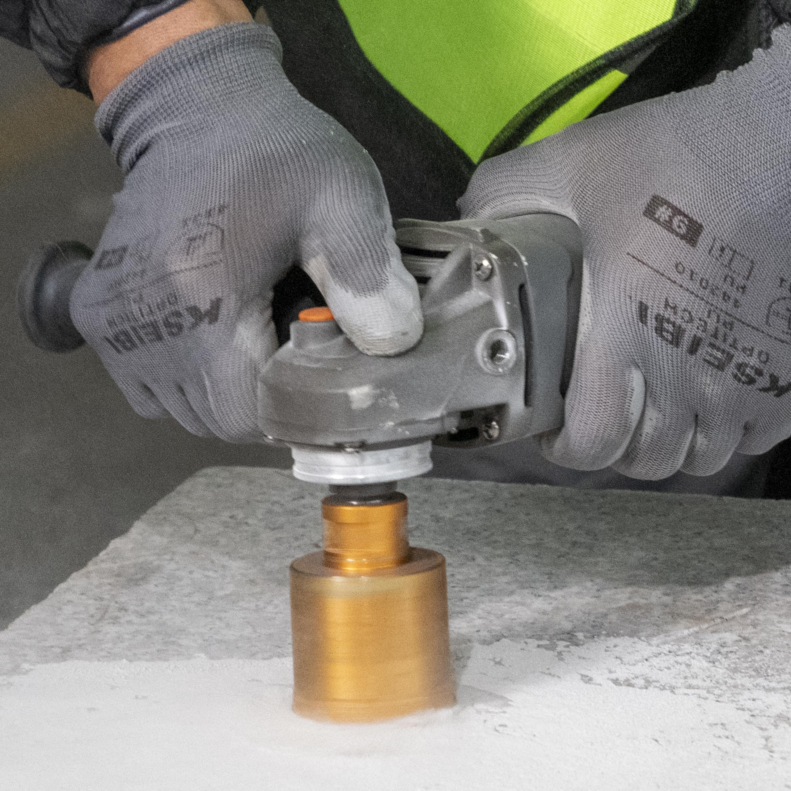 KSEIBI 615232 1-1/4 Inch (32mm) Diamond Hole Saw - Premium Diamond Core Drill Bit for Porcelain, Ceramic, Granite, Brick & Marble - Dry Cutting with 5/8