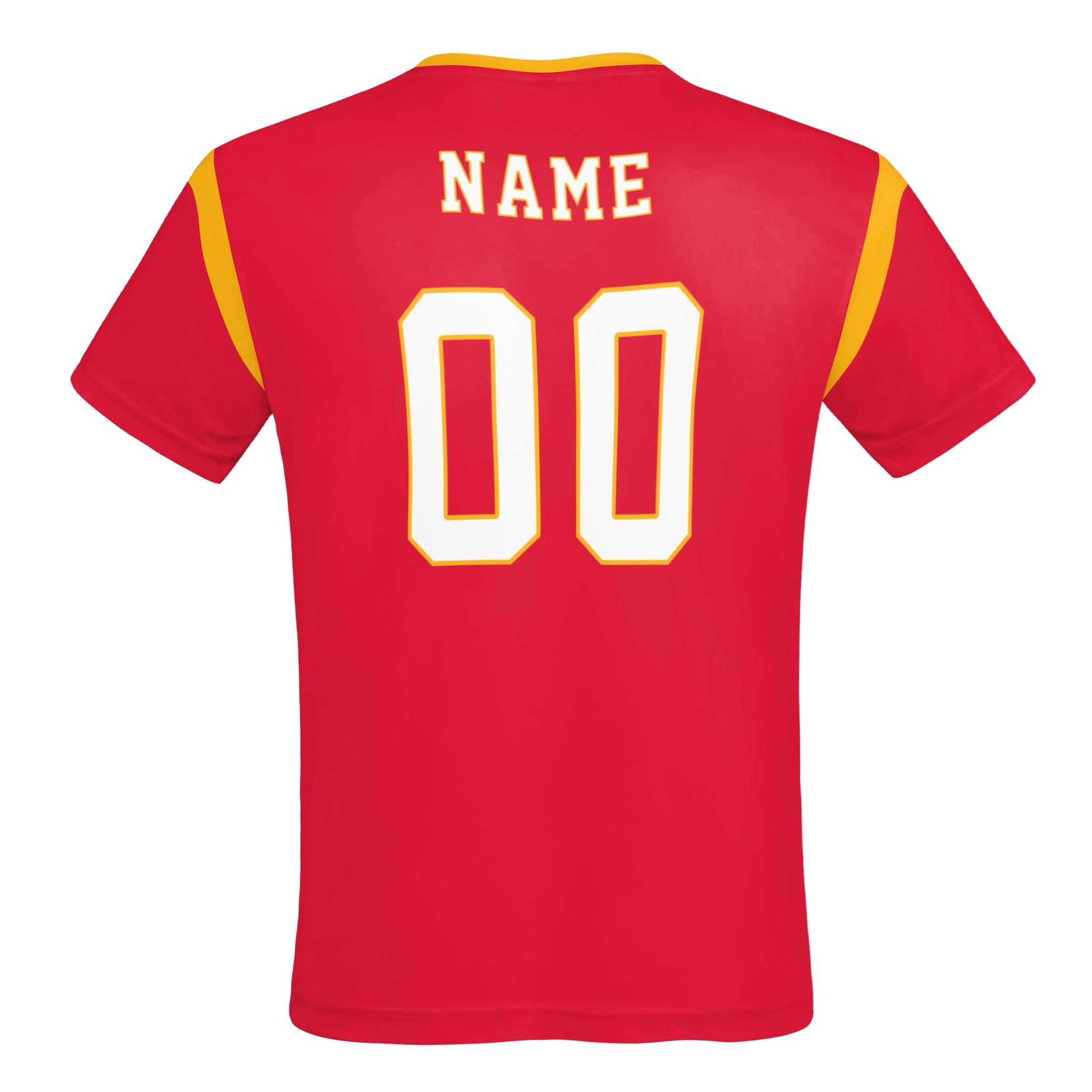 Custom T-Shirts for Men, Women & Kids - Personalized Sports Fan Jerseys with Any Name & Number - Unique Team Apparel for Games, Parties & Gifts - 100% Cotton Comfort Fit